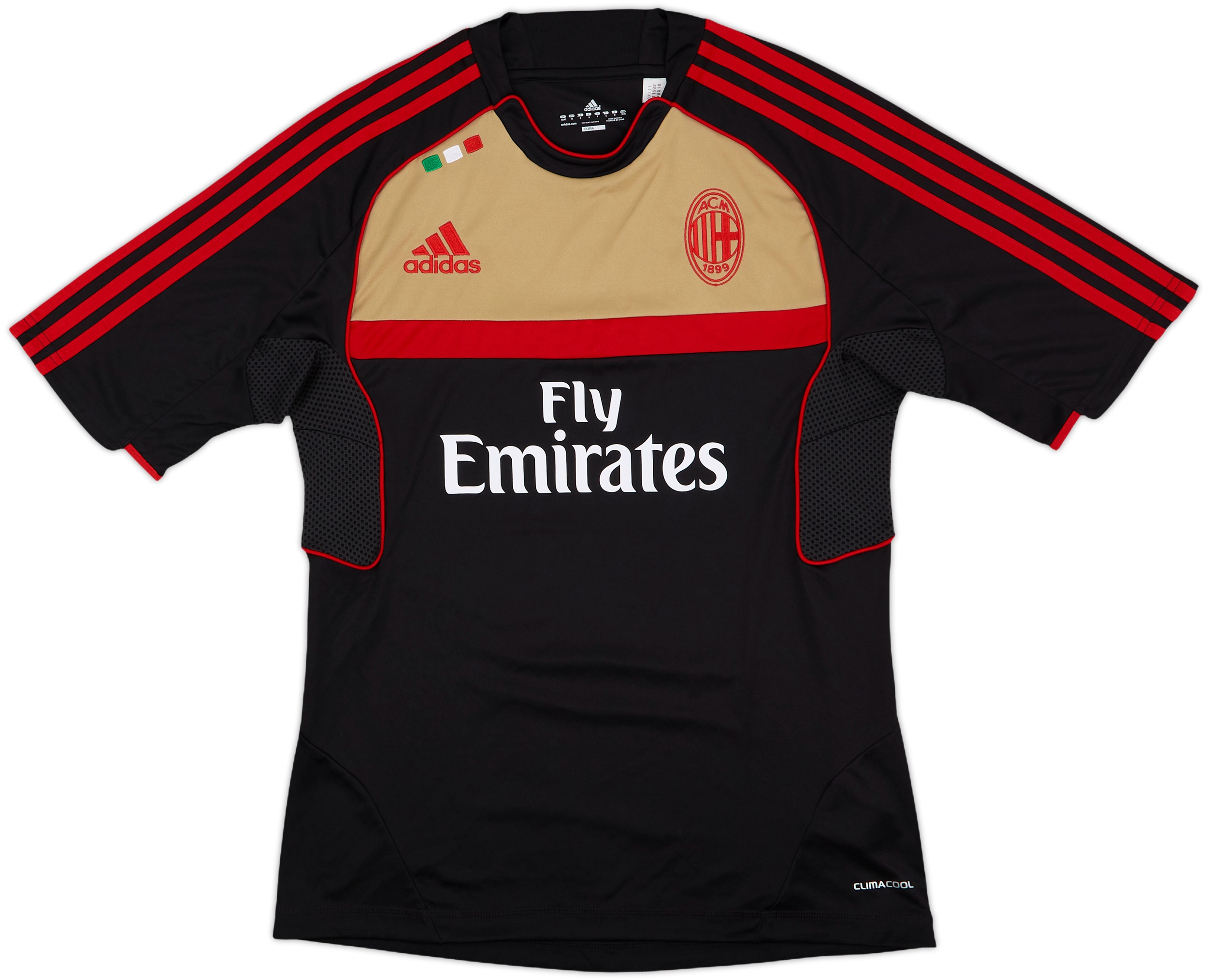 11年製adidas AC Milan Fly Emiratesレアunisex 2011-12 AC Milan adidas Track Jacket - 8/10 - (XL)