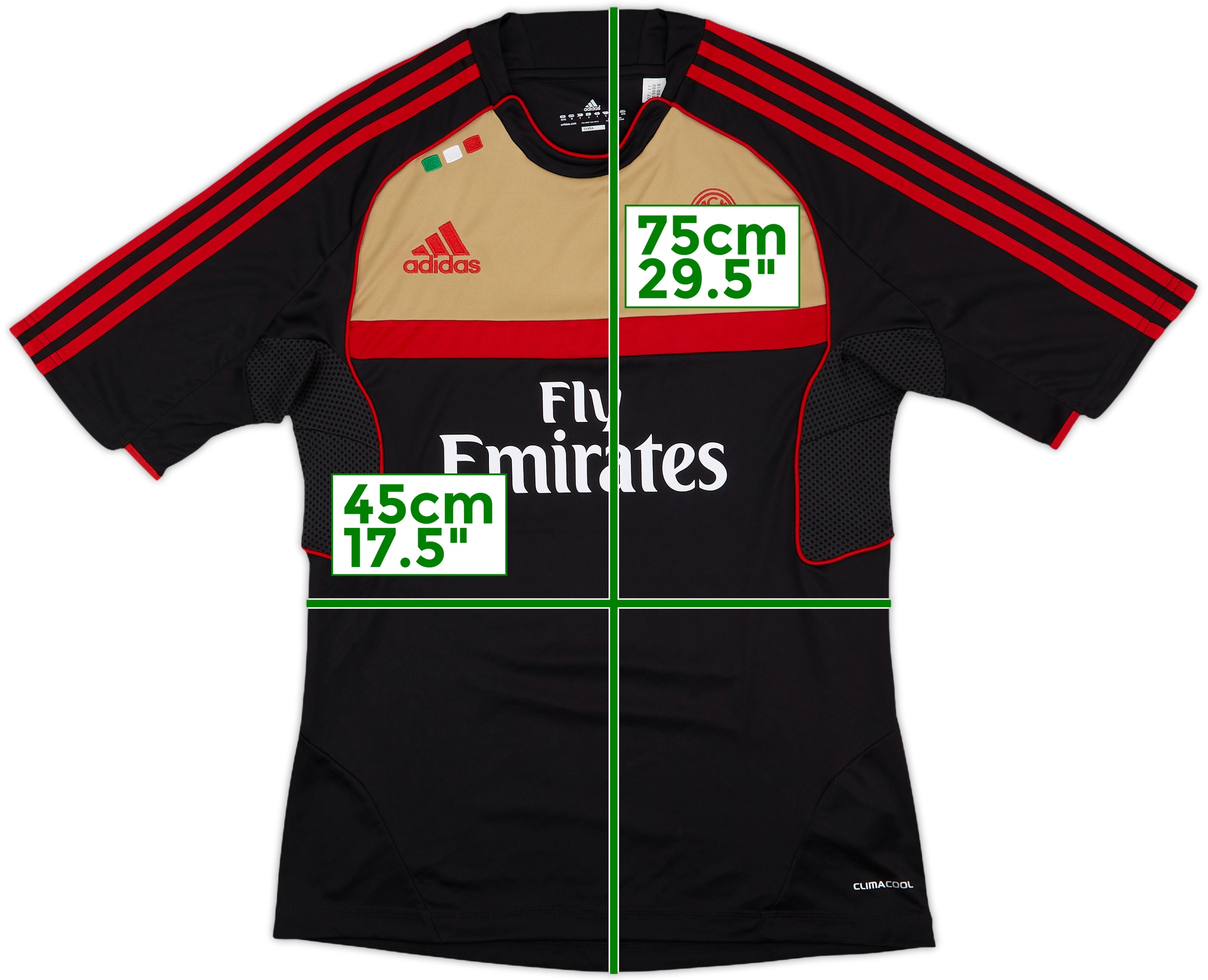 2011-12 AC Milan adidas Training Shirt - 10/10 - (M/L)
