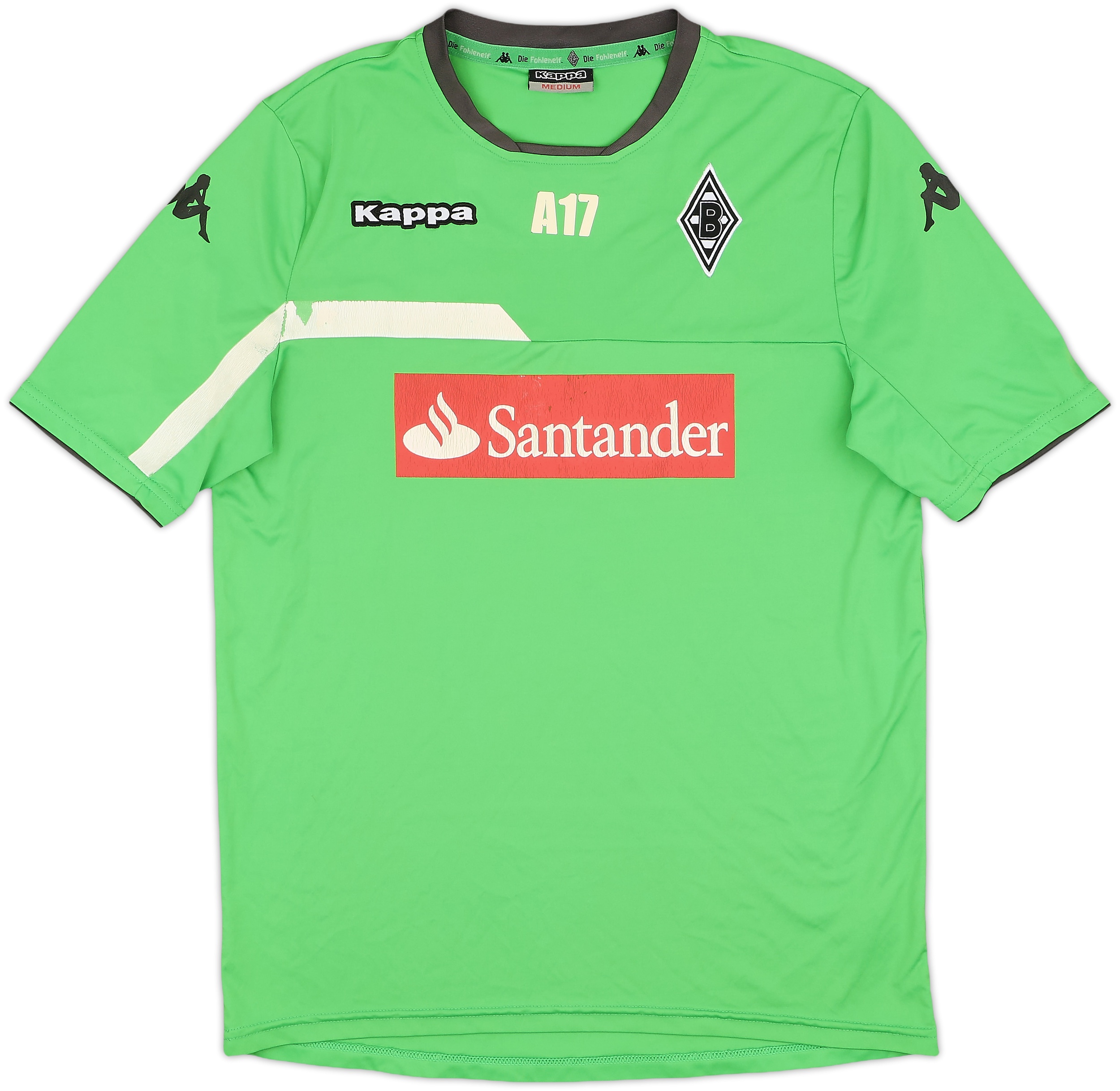 Maillot BORUSSIA MONCHENGLADBACH porté n° B39 KAPPA shirt training trikot S | eBay