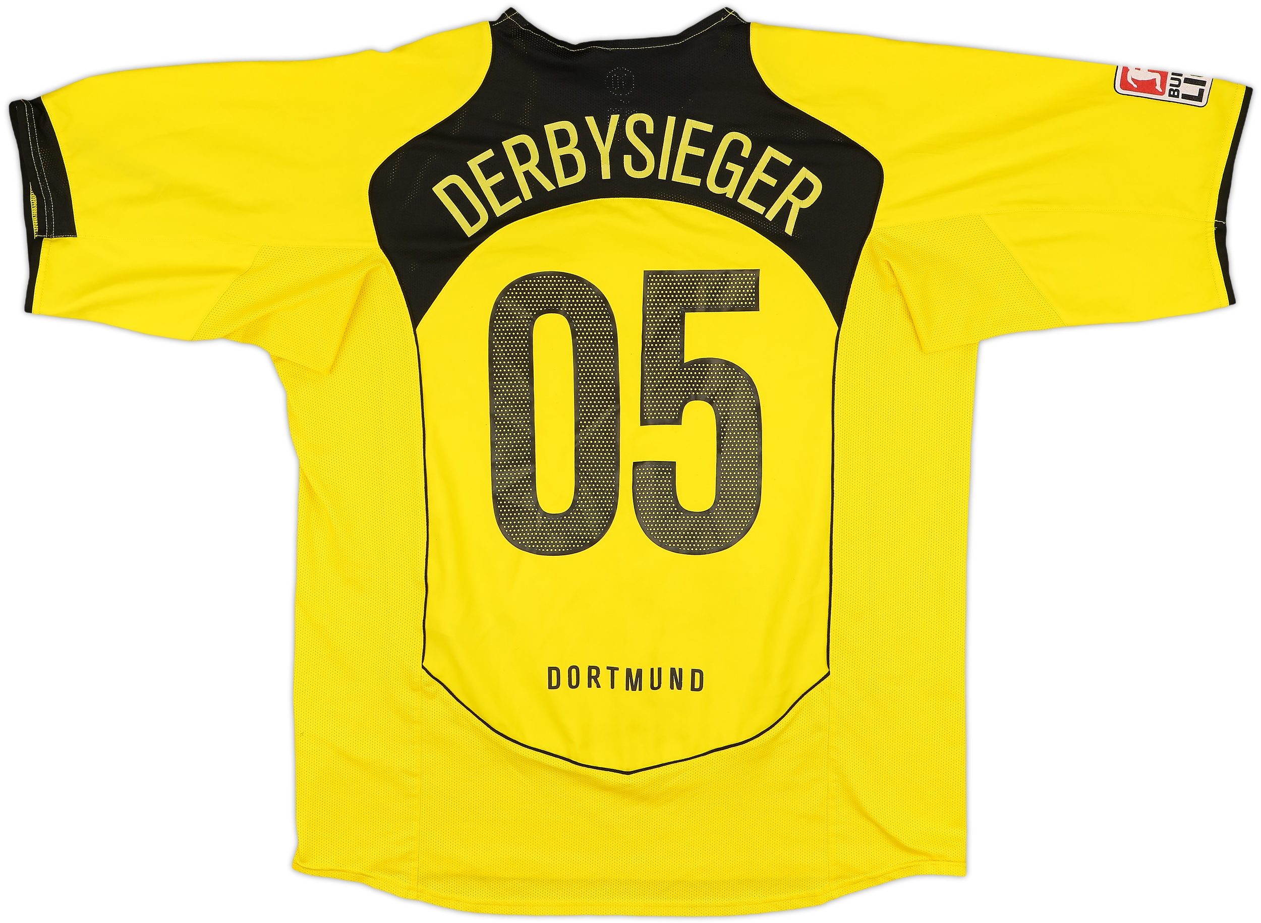 ウェア 04-05 Dortmund Signature Game Shirt 2004-05 Borussia Dortmund Home Shirt Derbysieger #05 - 6/10