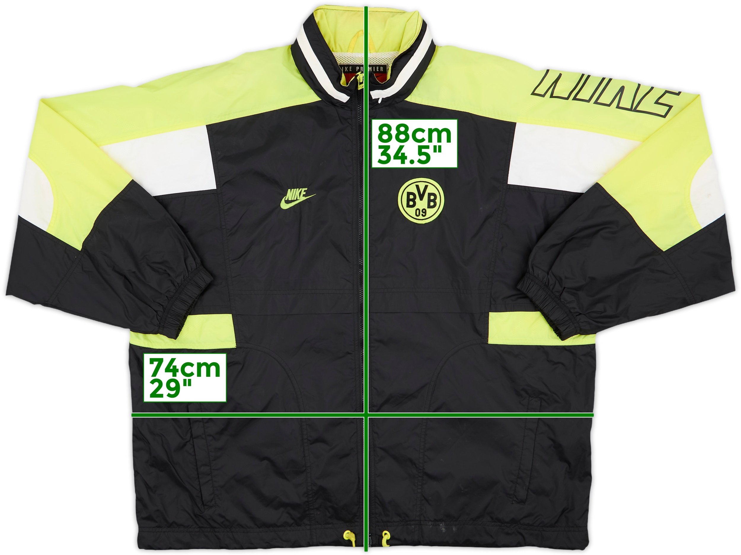 Nike Borussia Dortmund シャツ 蛍光イエロー Borussia Dortmund BVB Nike Player Issue Training Football