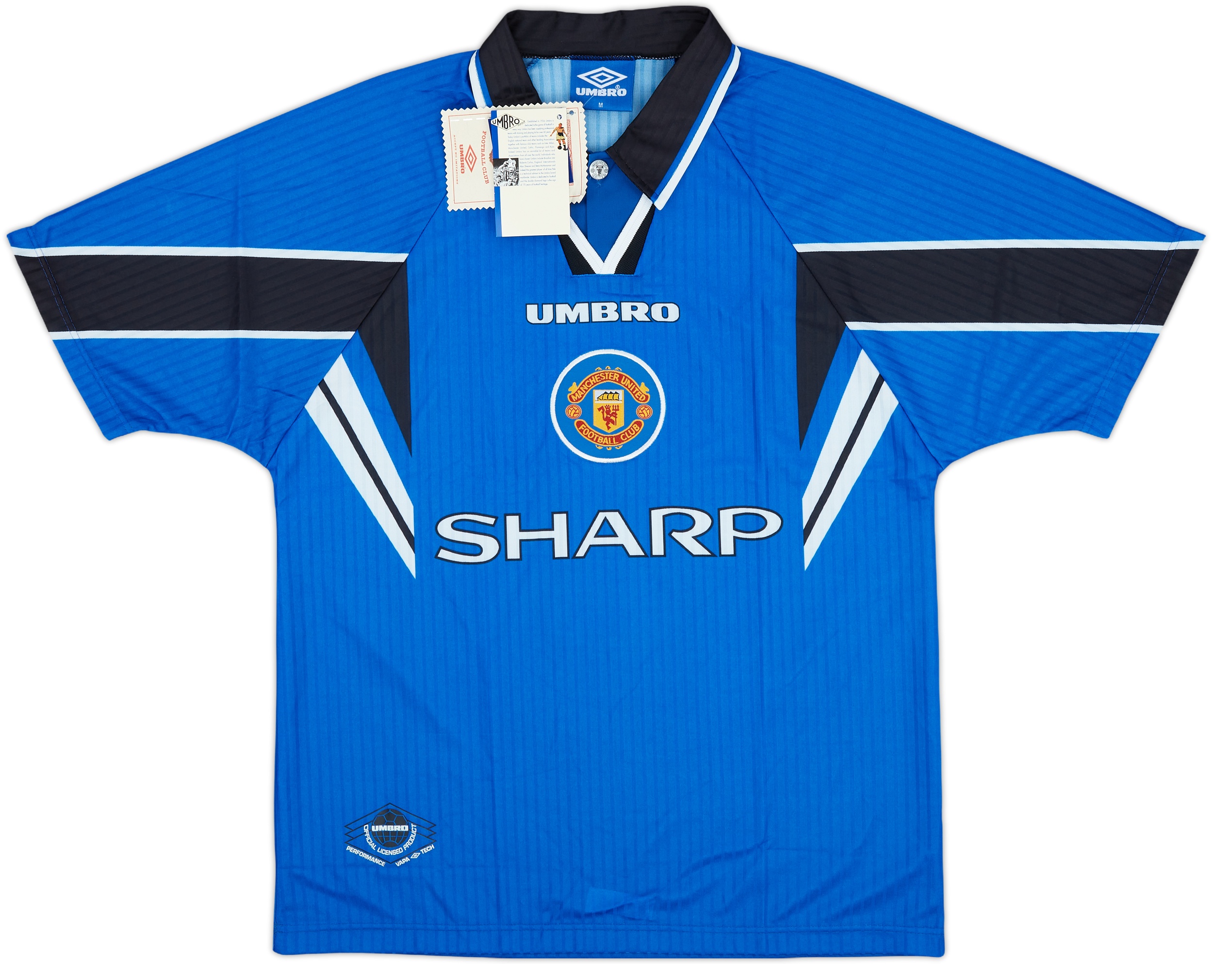 マンチェスターユナイテッド #7 カントナ 96-97 3rdユニフォーム 1996-98 Manchester United Third Shirt Cantona #7 - 5/10 - (M)