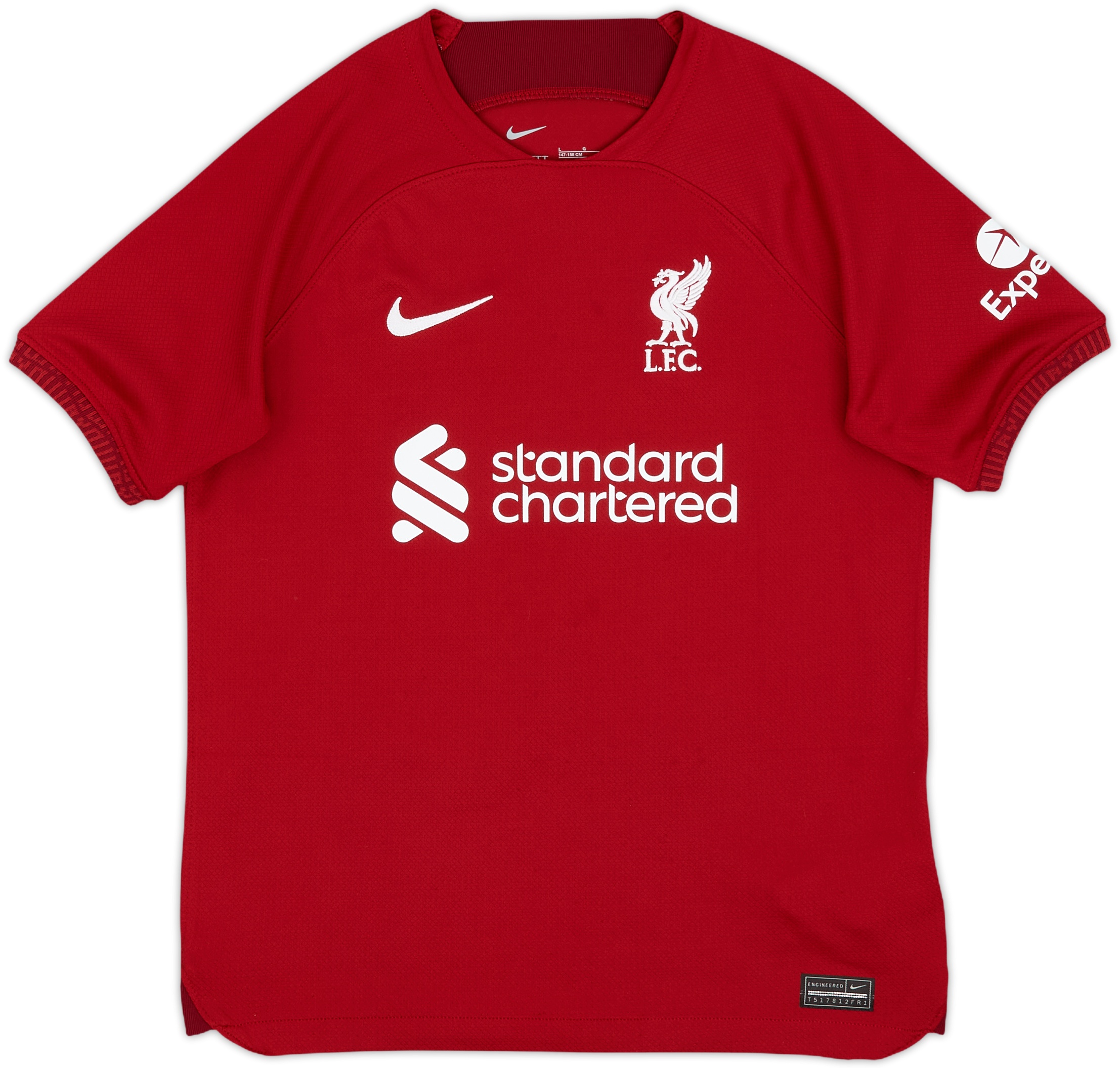 2022-23 Liverpool Home Shirt M.Salah #11 - 8/10 - (L.Boys)