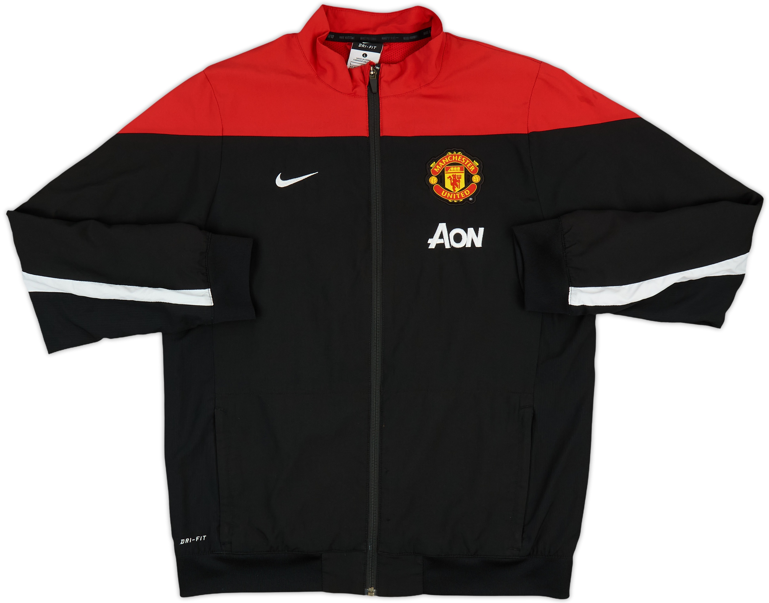 2014-15 Manchester United Nike Track Jacket - 8/10 - (L.Boys)