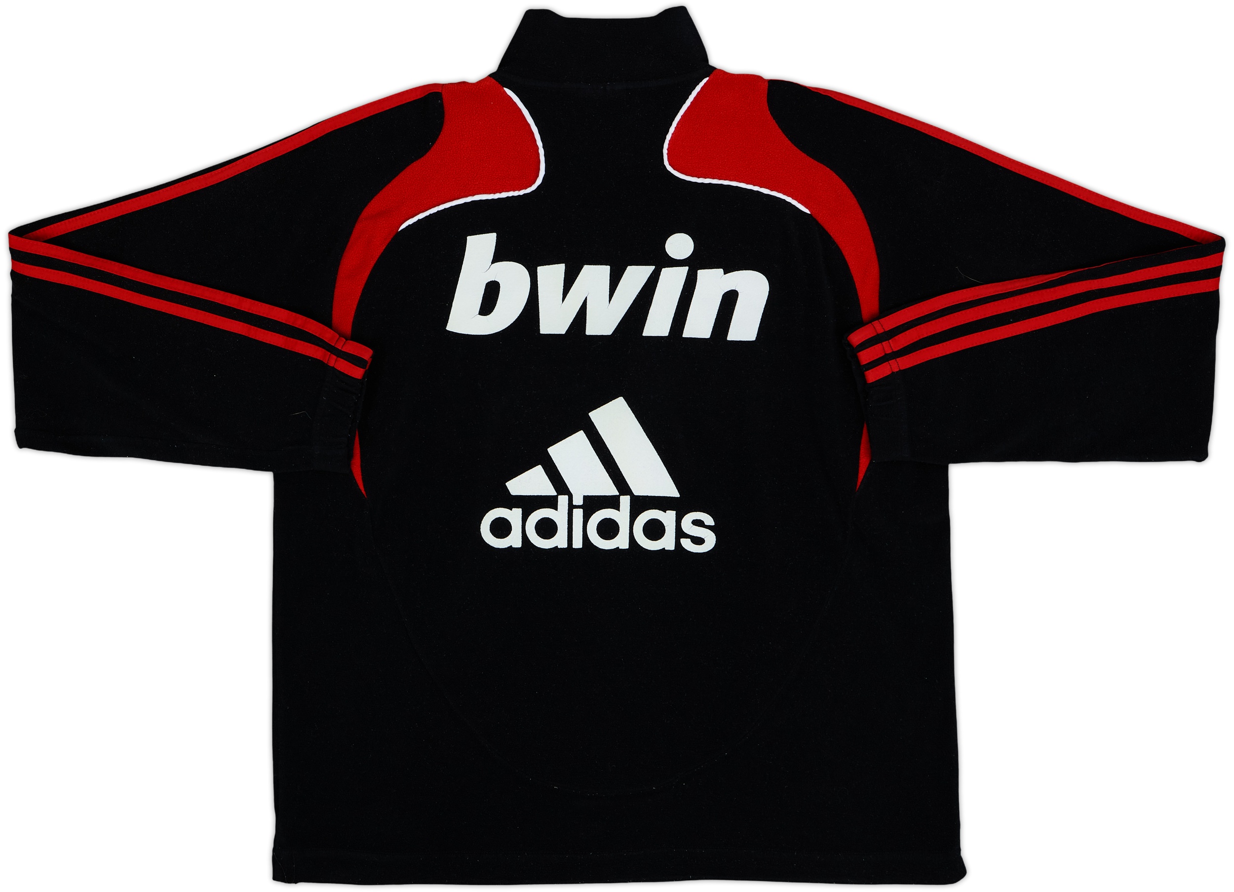 2008-09 AC Milan adidas 1/4 Zip Fleece Top - 5/10 - (M/L)