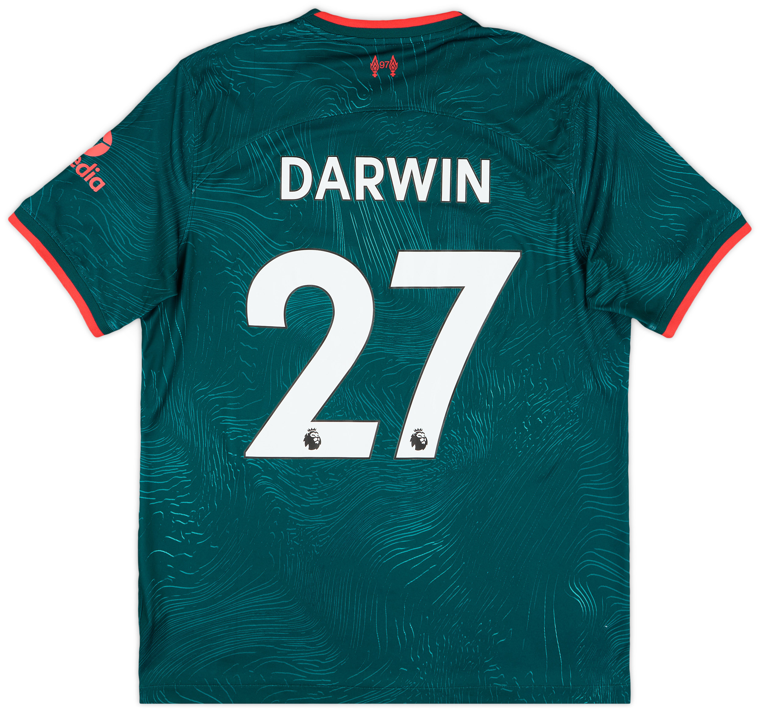 Liverpool FC DRI-FIT シャツ Darwin 27 LIVERPOOL 2022/2023 HOME FOOTBALL SHIRT JERSEY NIKE SIZE L