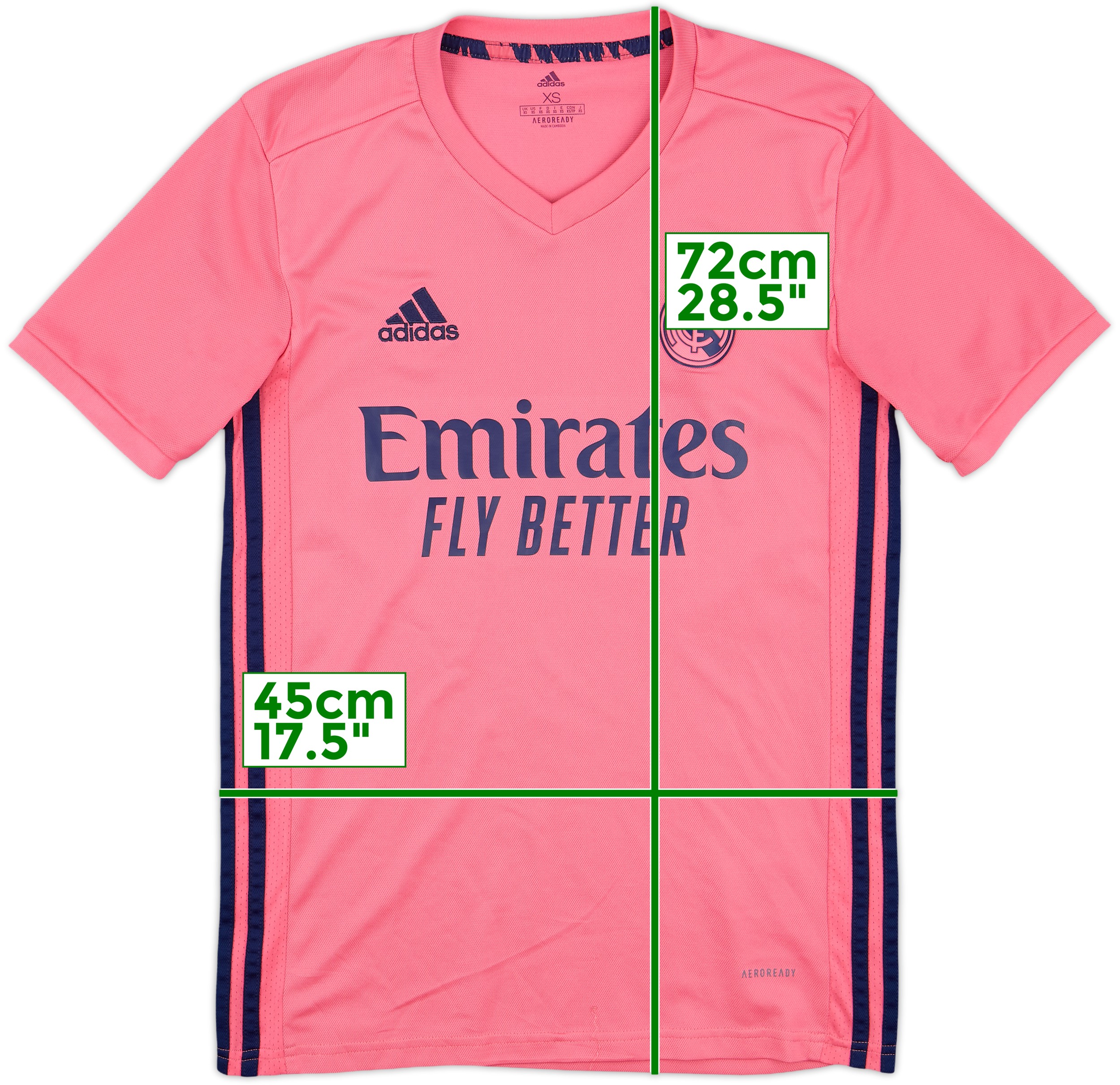2020-21 Real Madrid Away Shirt - 9/10 - (XS)