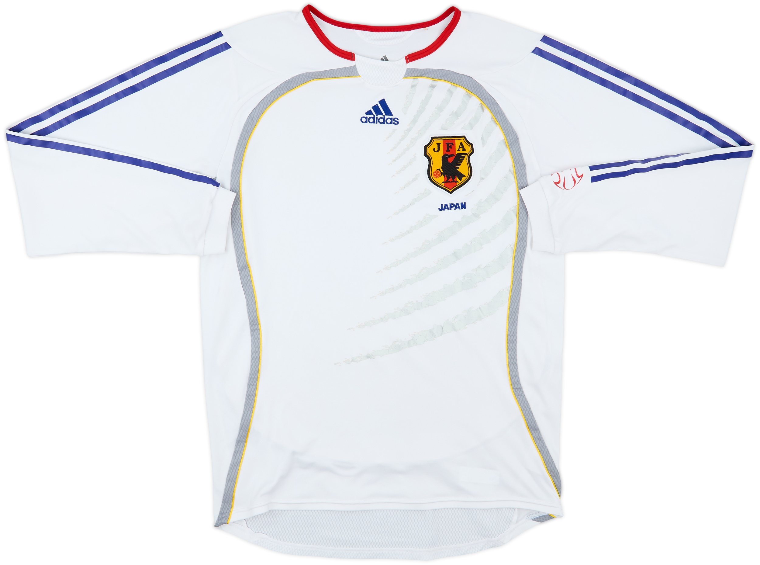 2006-08 Japan Player Issue Away L/S Shirt - 7/10 - (L)