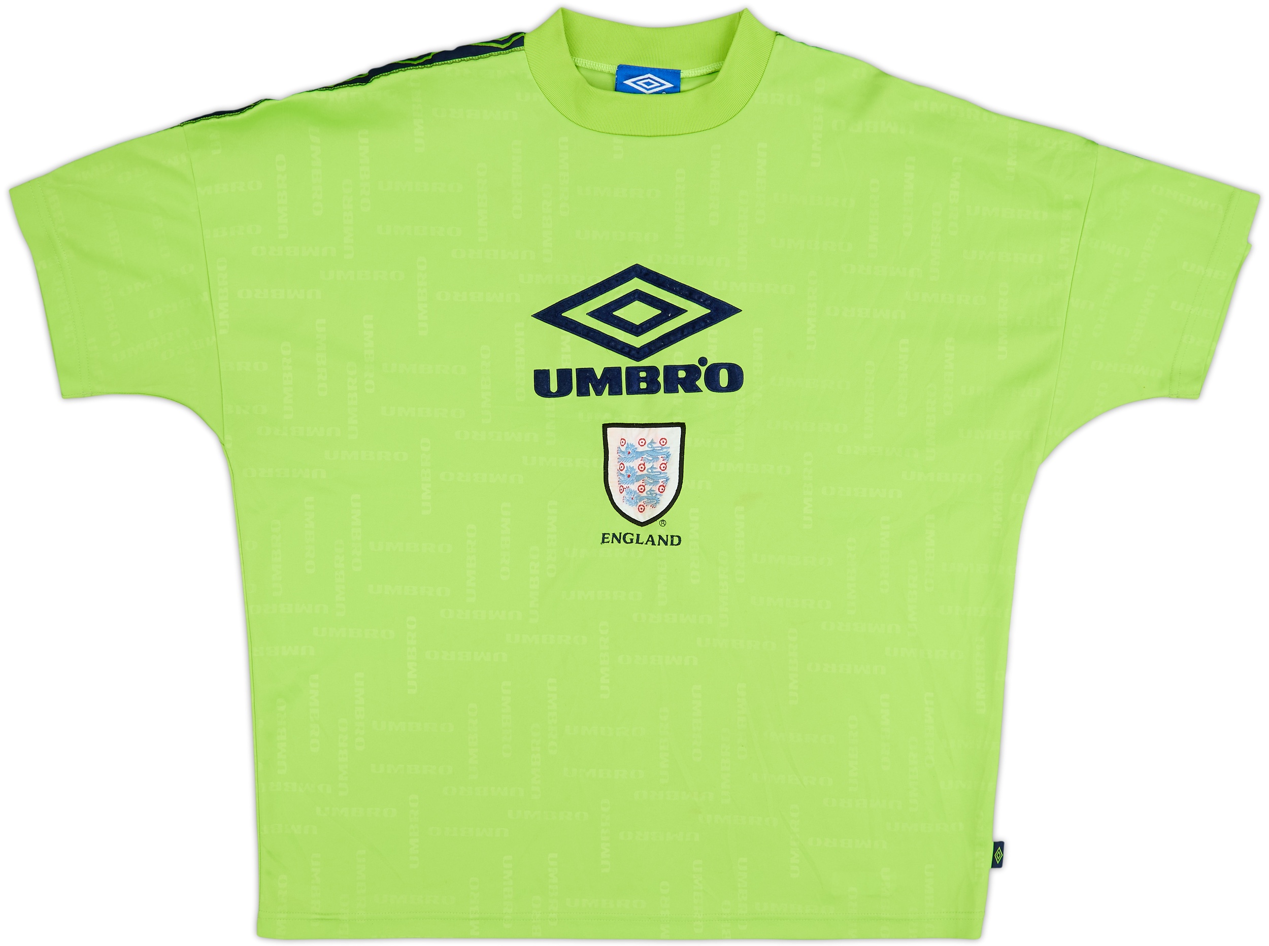 1996-98 England Umbro Training Shirt - 8/10 - (XL)
