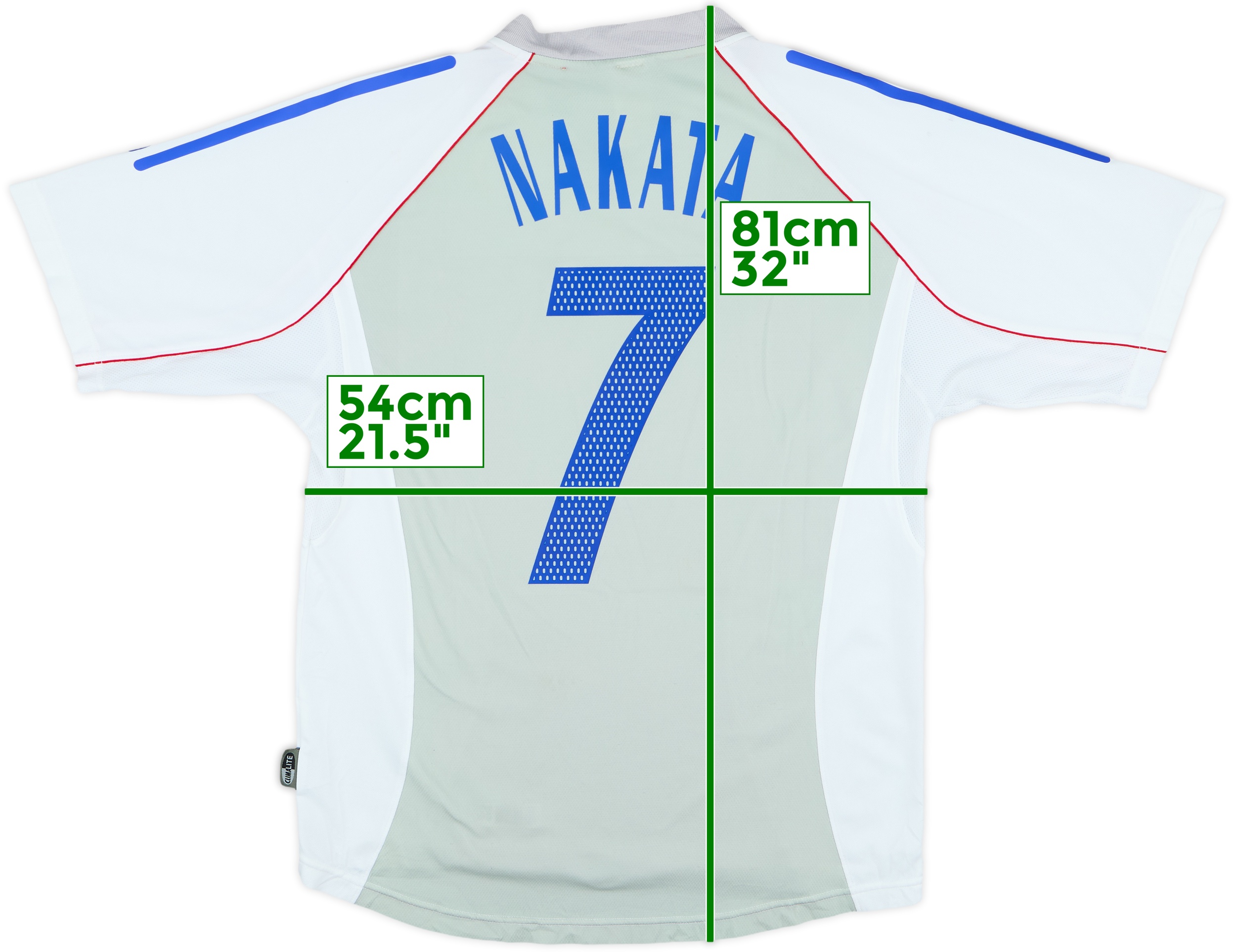 2002-04 Japan Away Shirt Nakata #7 - 6/10 - (L)