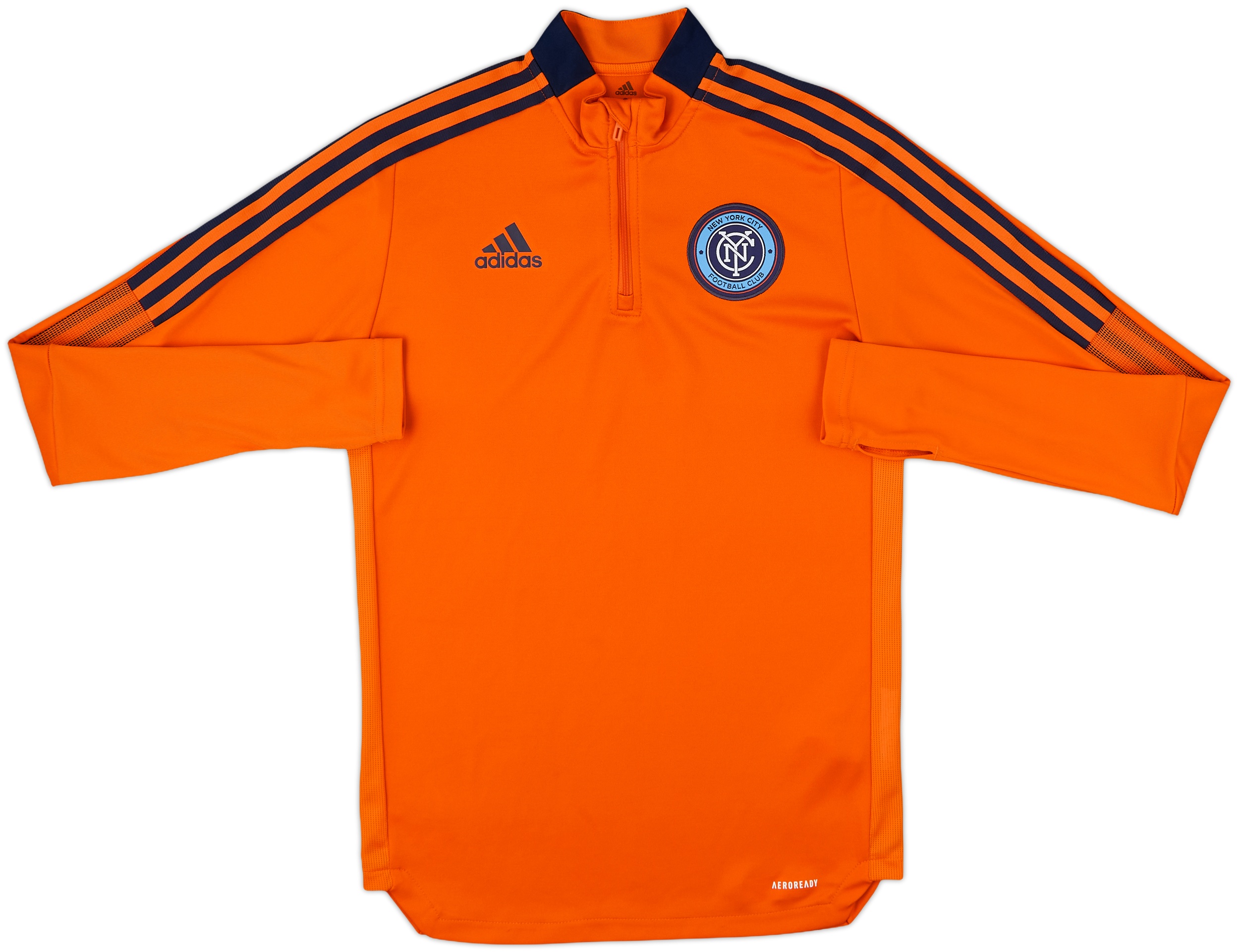 2020-21 New York City FC adidas 1/4 Zip Drill Top - 7/10 - (S)