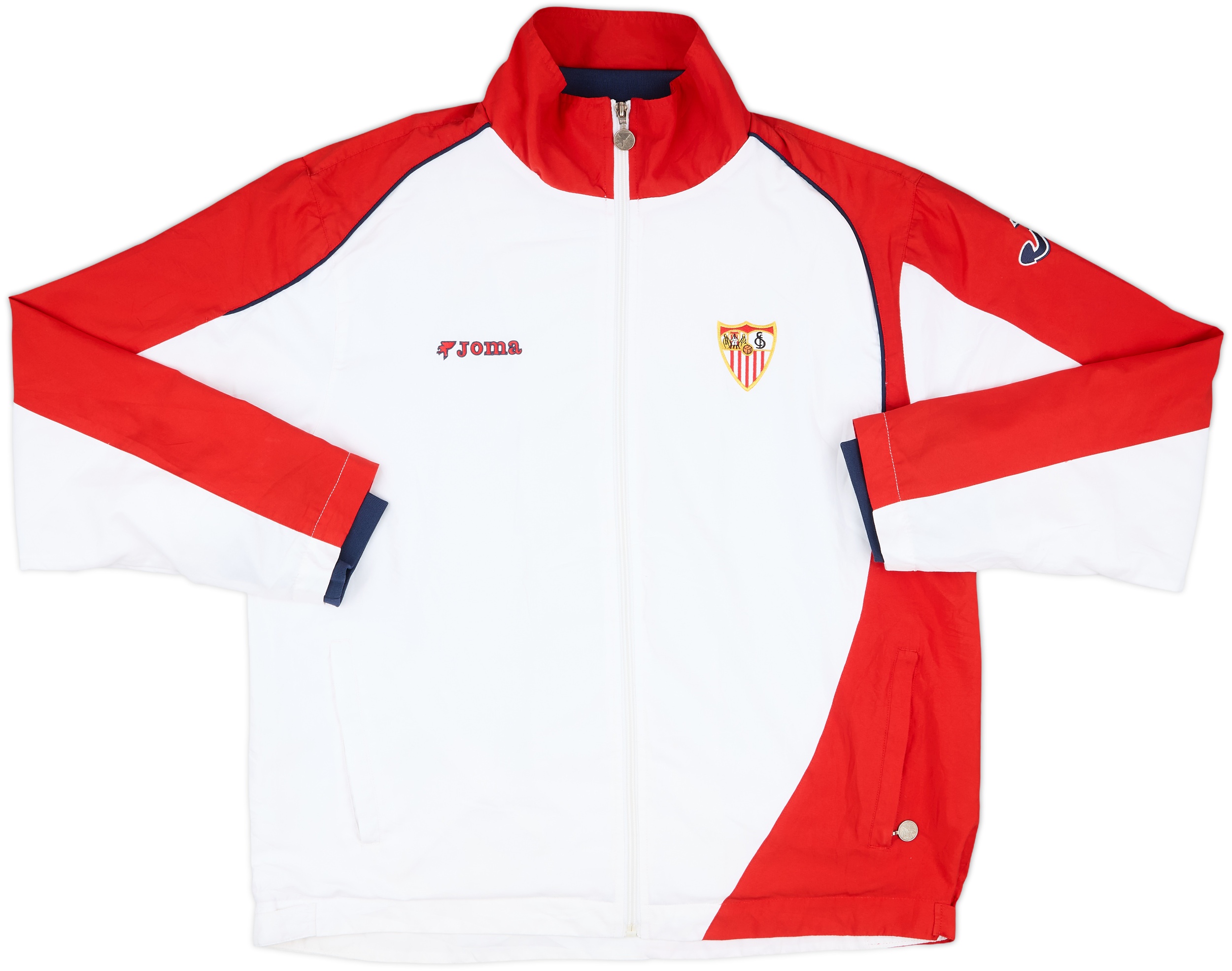 Chaqueta de chándal azul del Sevilla FC para niños temporada 24/25