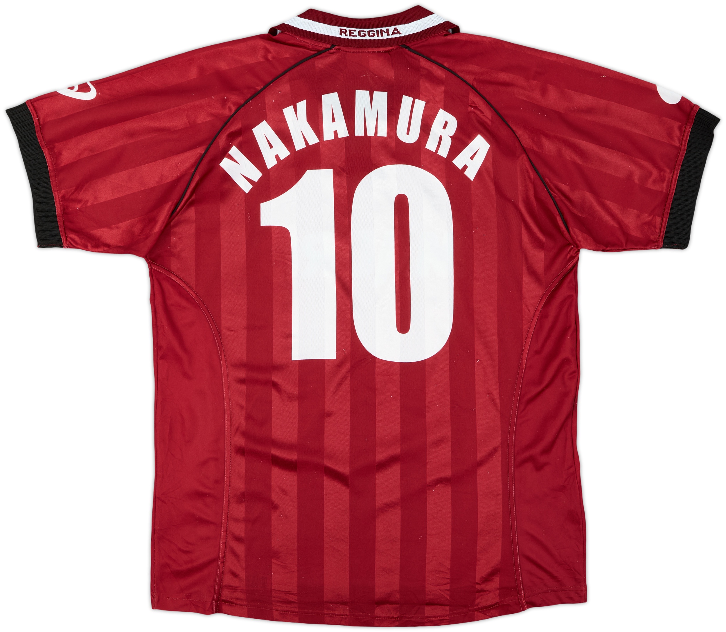 2002-03 Reggina Home Shirt Nakamura #10 - 8/10 - (M)