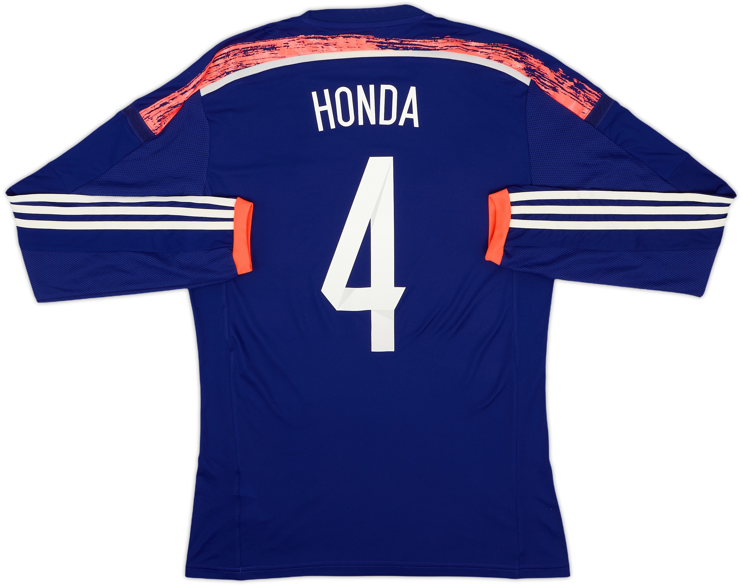 2013-15 Japan Authentic Home L/S Shirt Honda #4 - 9/10 - (M)