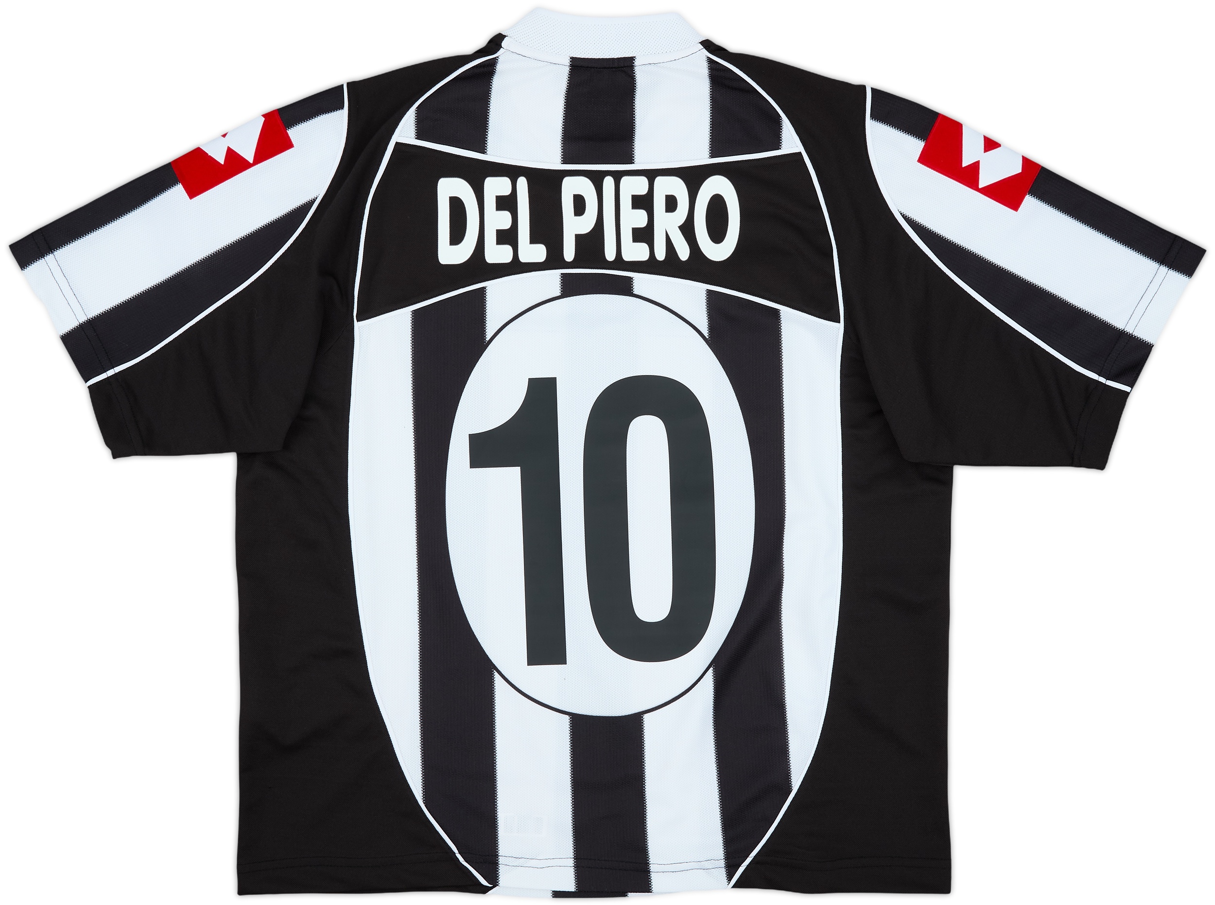 Juventus DEL PIERO 10番シャツ 2002-03 Juventus Home Shirt Del Piero #10 - 8/10 - (XL)