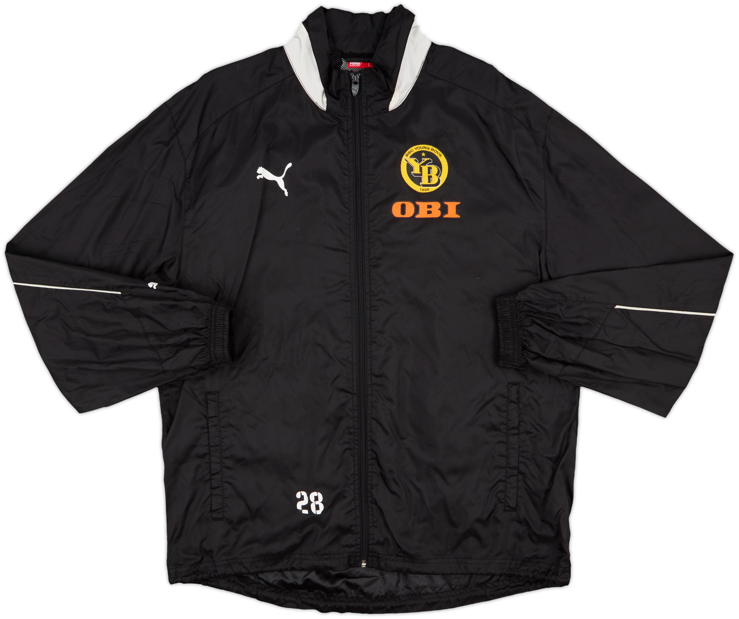 2008-10 Young Boys Player Issue Puma Hooded Rain Jacket #28 - 7/10