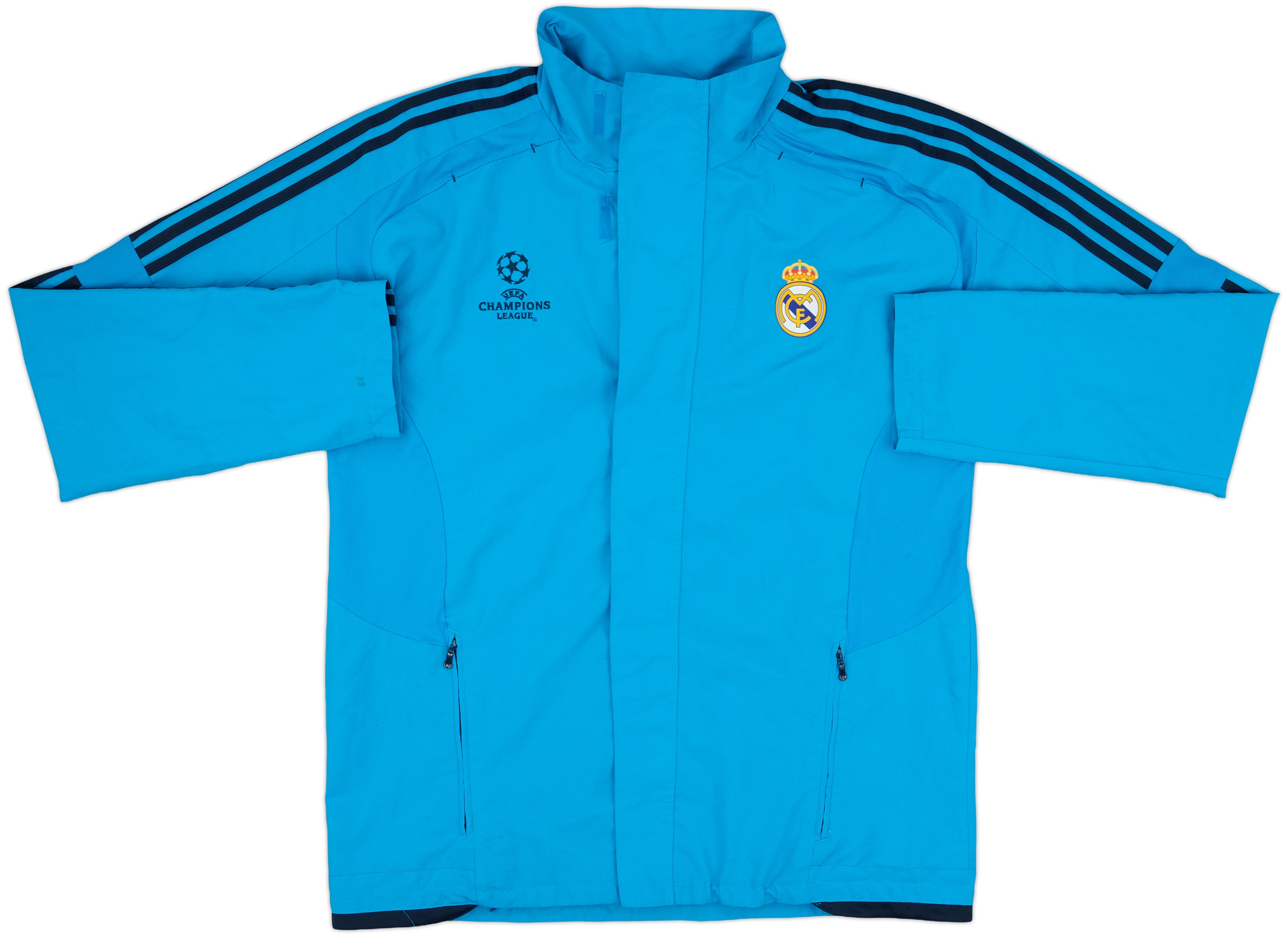 2012-13 Real Madrid adidas Hooded Track Jacket - 7/10 - (L)