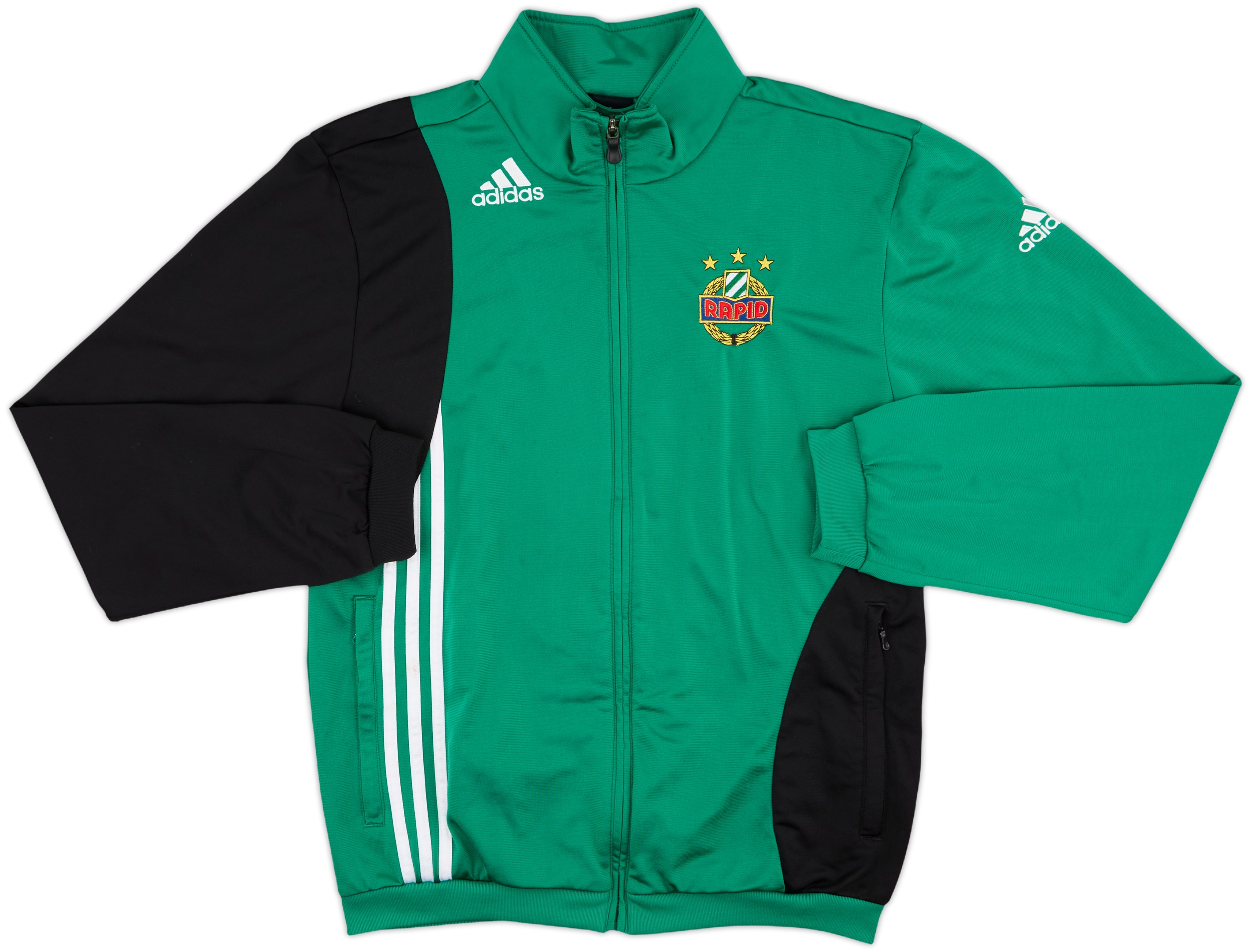 2008-09 Rapid Vienna adidas Track Jacket - 8/10 - (M)