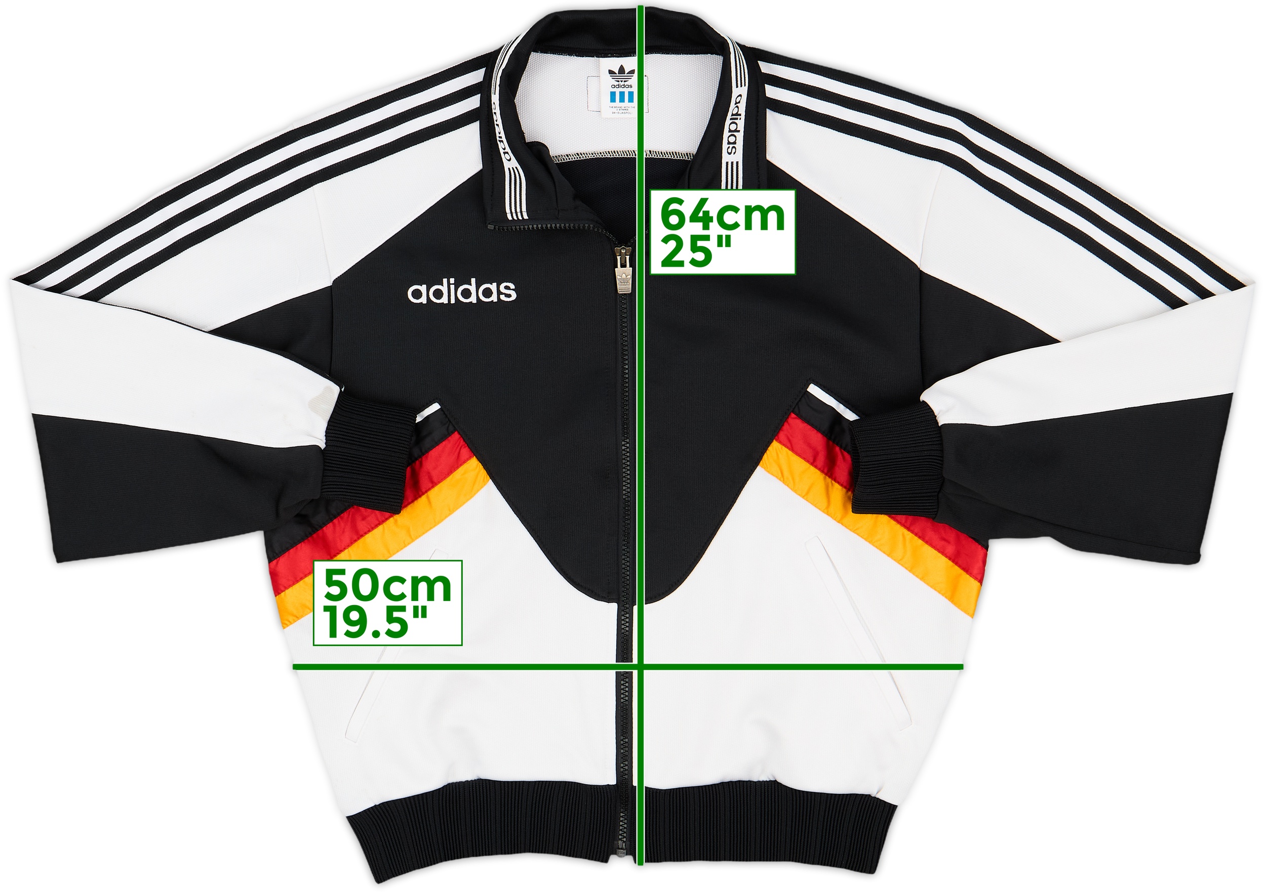 1994 adidas Template Track Jacket (Germany) - 8/10 - (L.Boys)