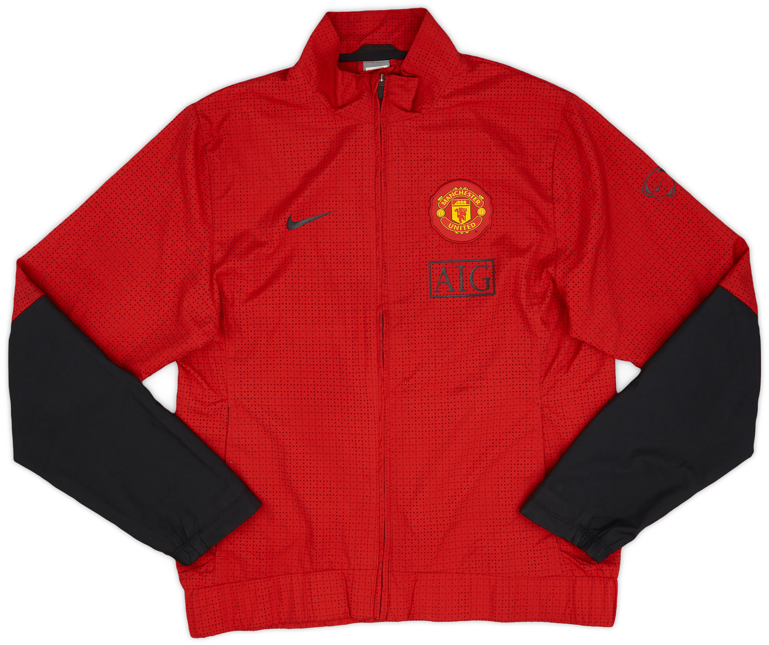 2009-10 Manchester United Nike Track Jacket - 8/10 - (L)