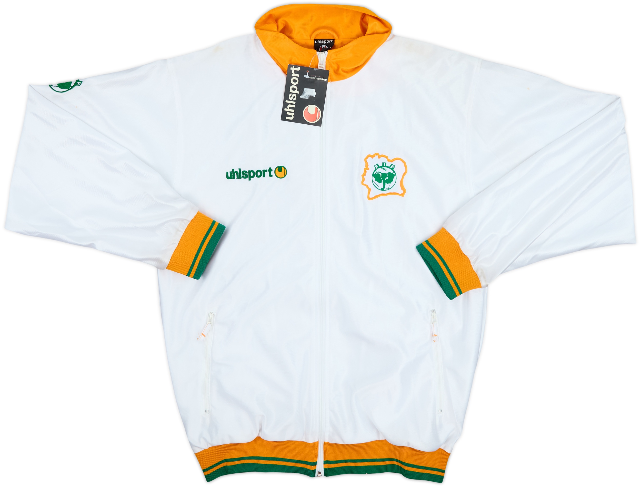 ウェア Ivory Coast 03/04 Uhlsport Track Jacket 2003-04 Ivory Coast Uhlsport Track Jacket (M)