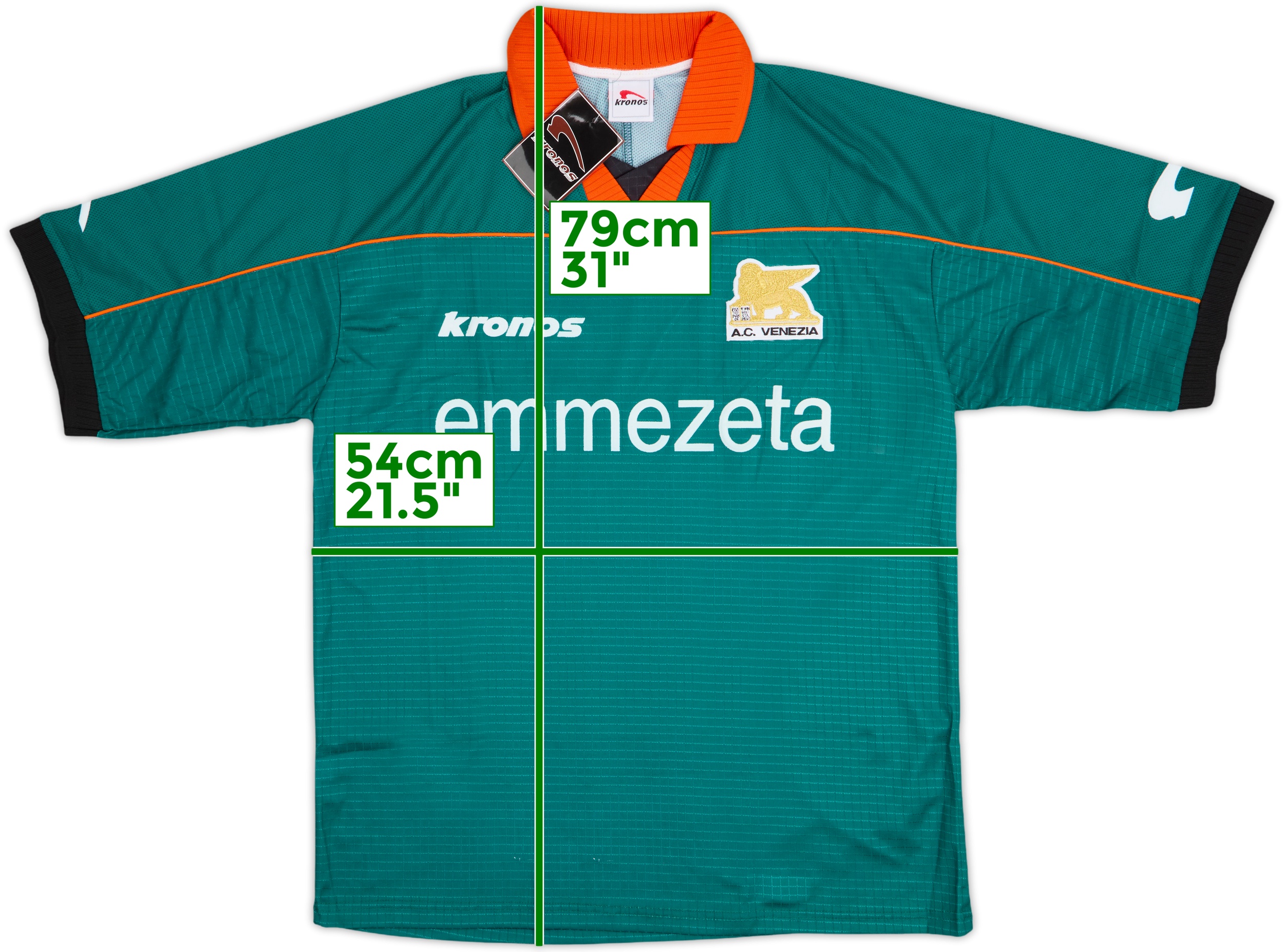 1998/99 Venezia Away サッカーユニフォーム KRONOS L 1998/99 Venezia Away サッカーユニフォーム KRONOS L 1998-99