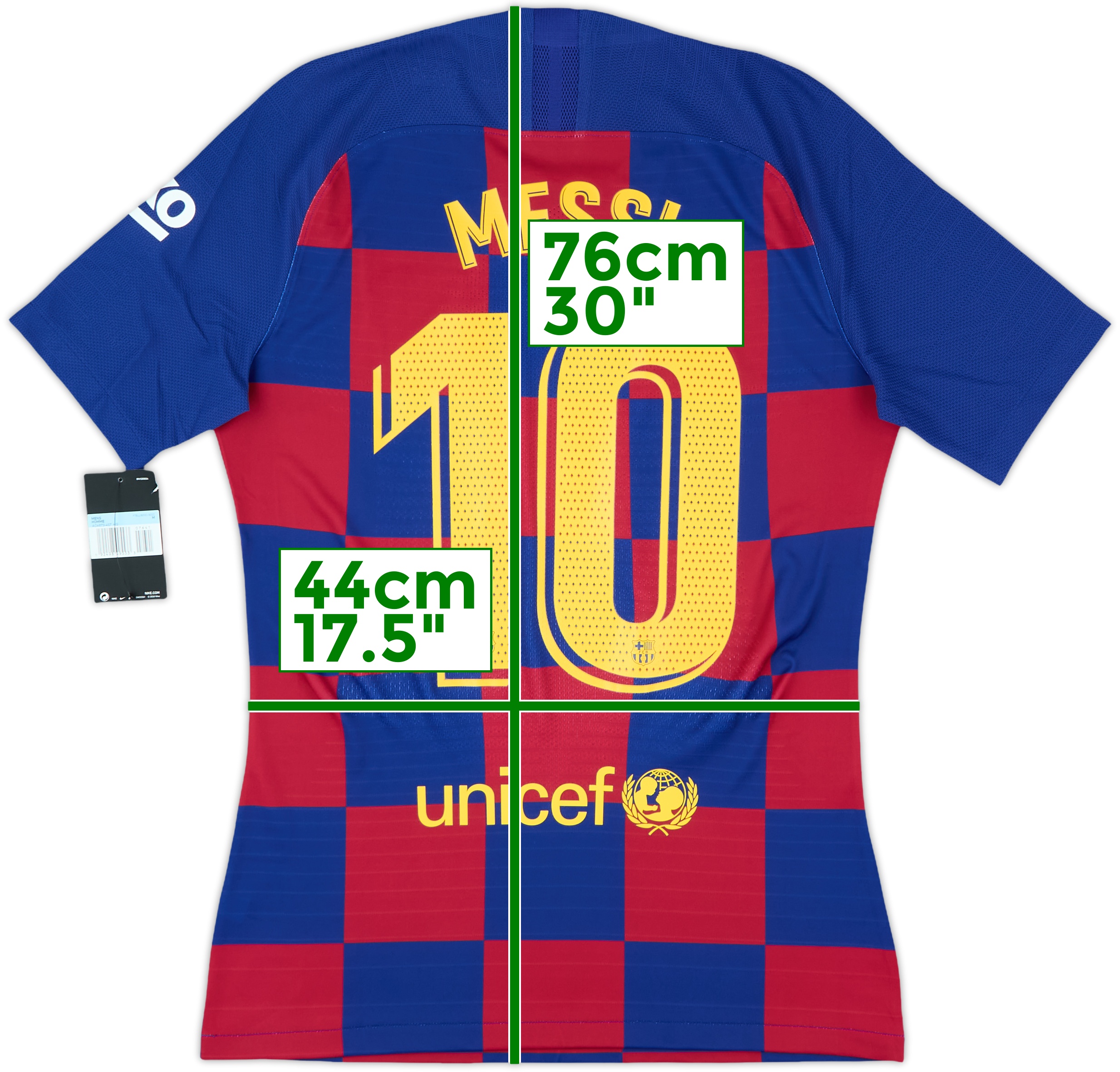 【希少】vaporknit Barcelona Messi size:M FC Barcelona Third Shirt Vaporknit 2017/18 Messi #10 (M