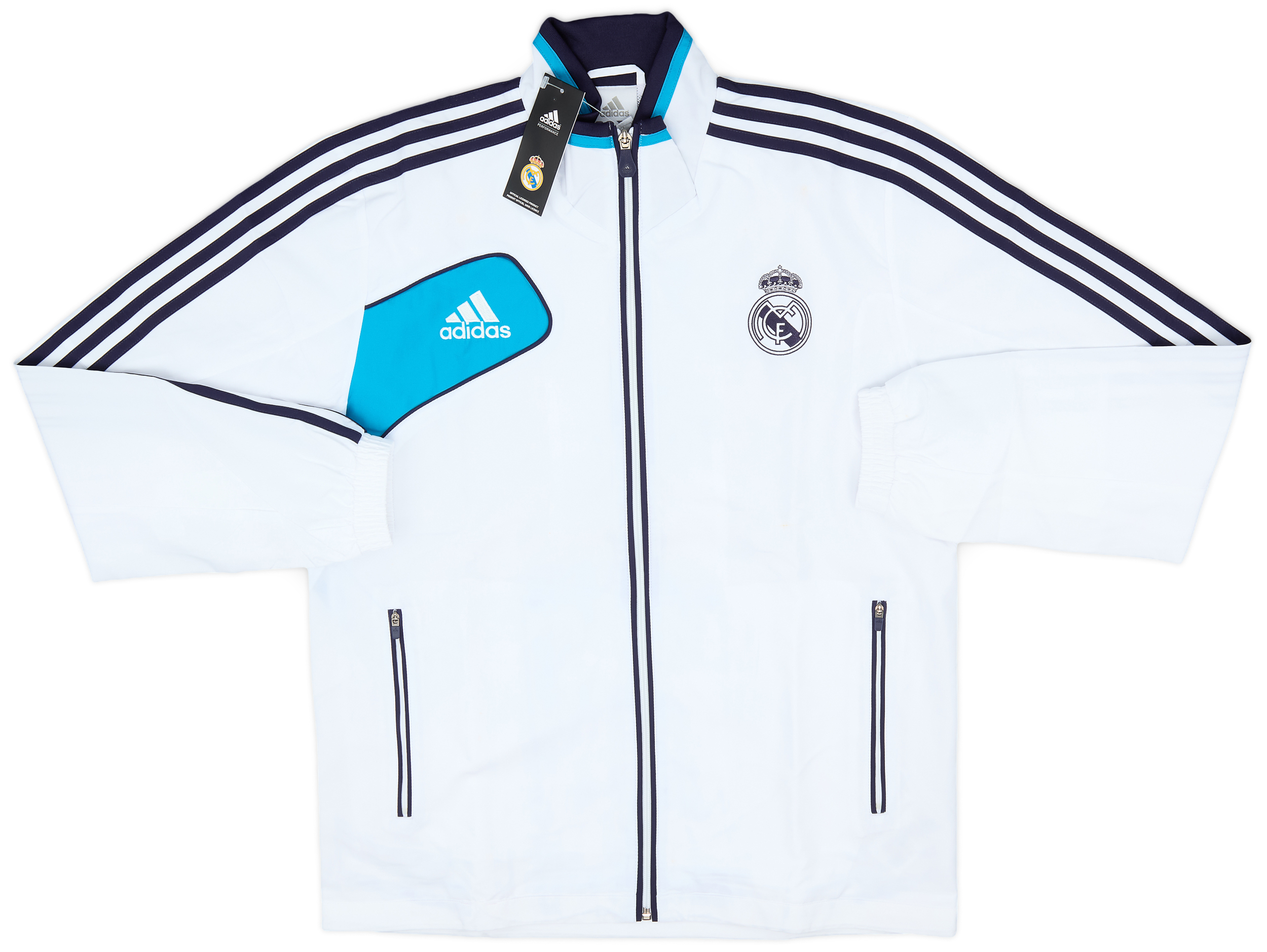 新品ADIDAS アディダス　REAL MADRID TRACK ジャケット 2013-14 Real Madrid adidas Track Jacket - 8/10 - (M/L)