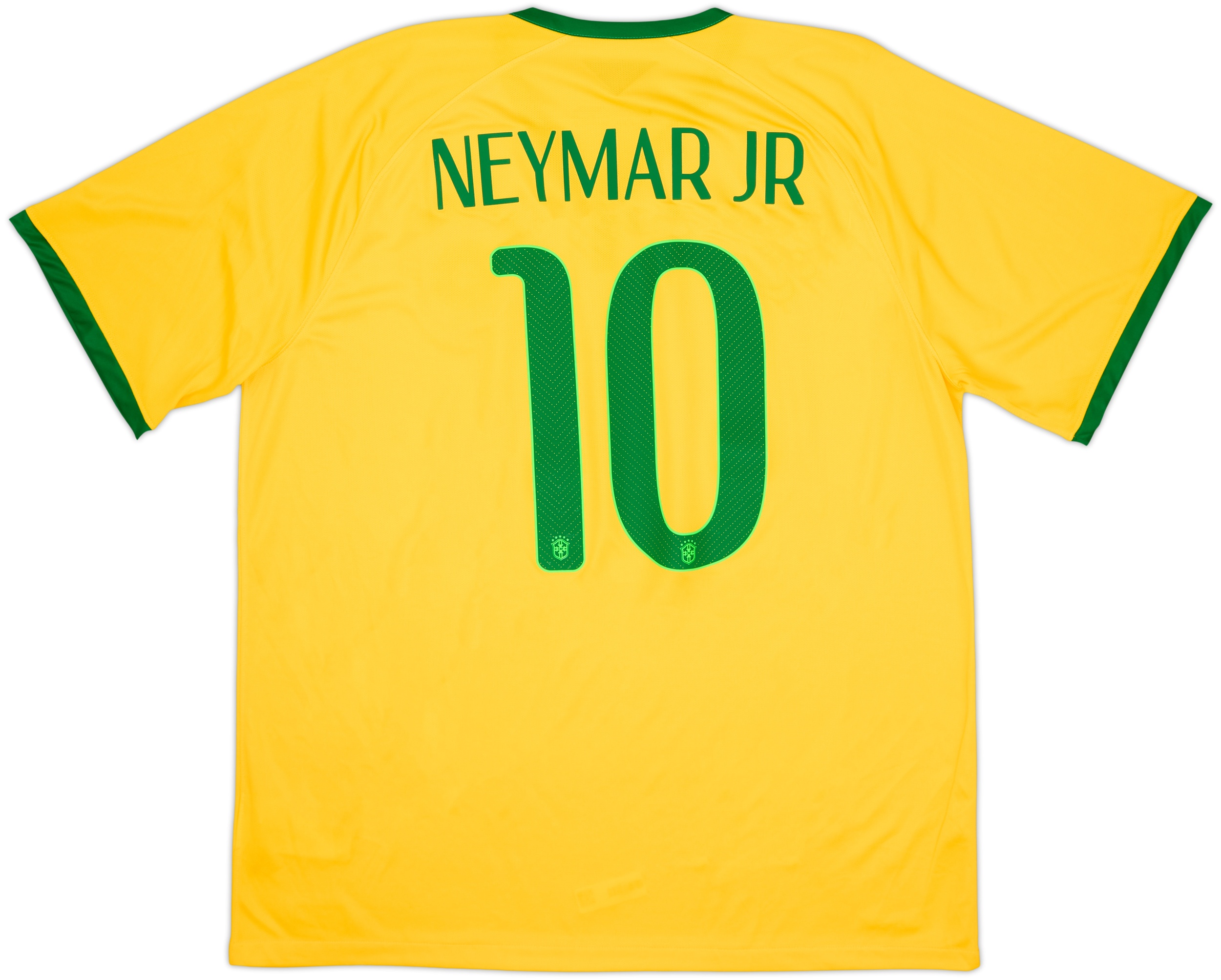 2014-15 Brazil Home Shirt Neymar Jr #10 (XL)
