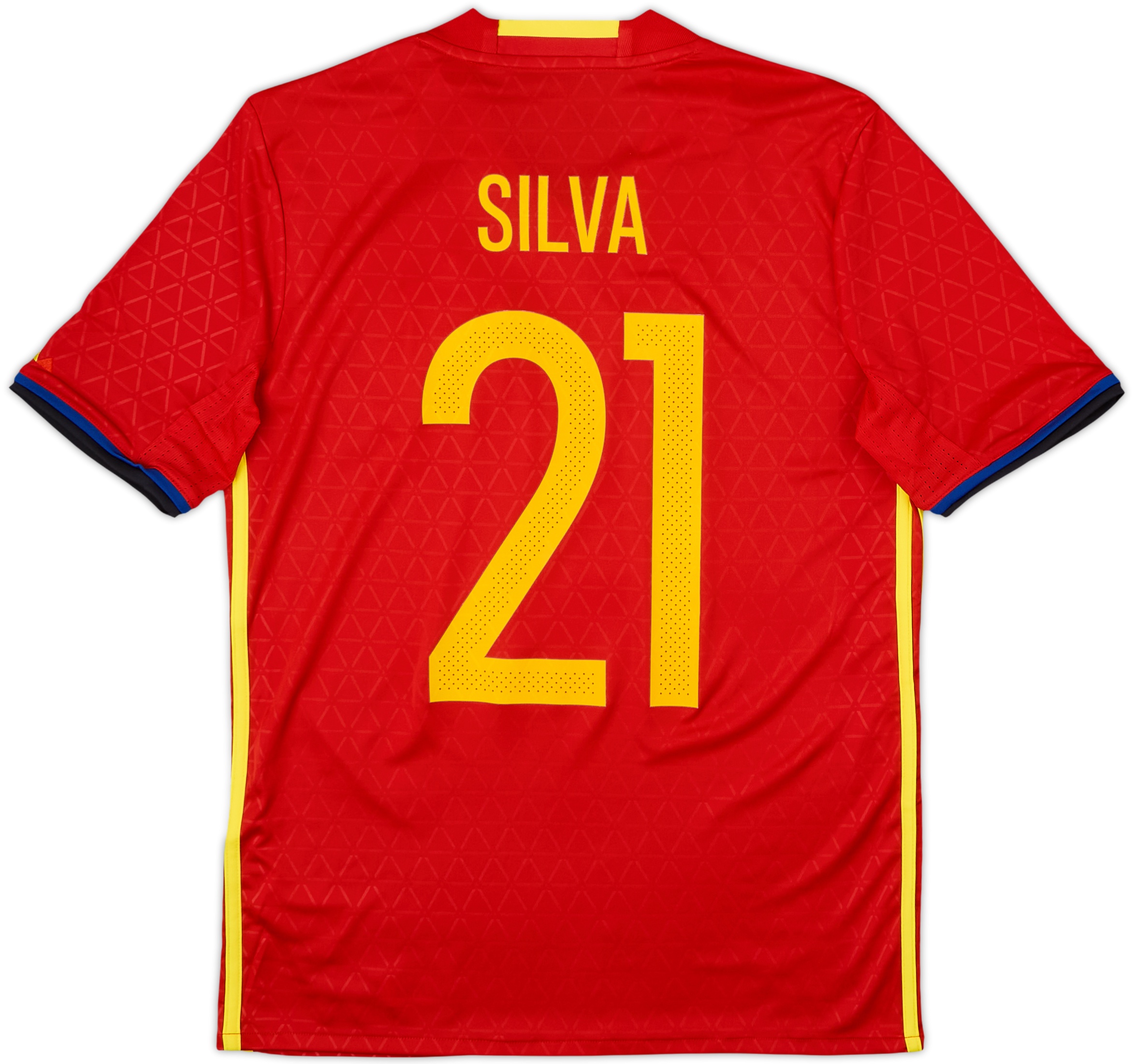 2016-17 Spain Home Shirt Silva #21 (XL.Boys)