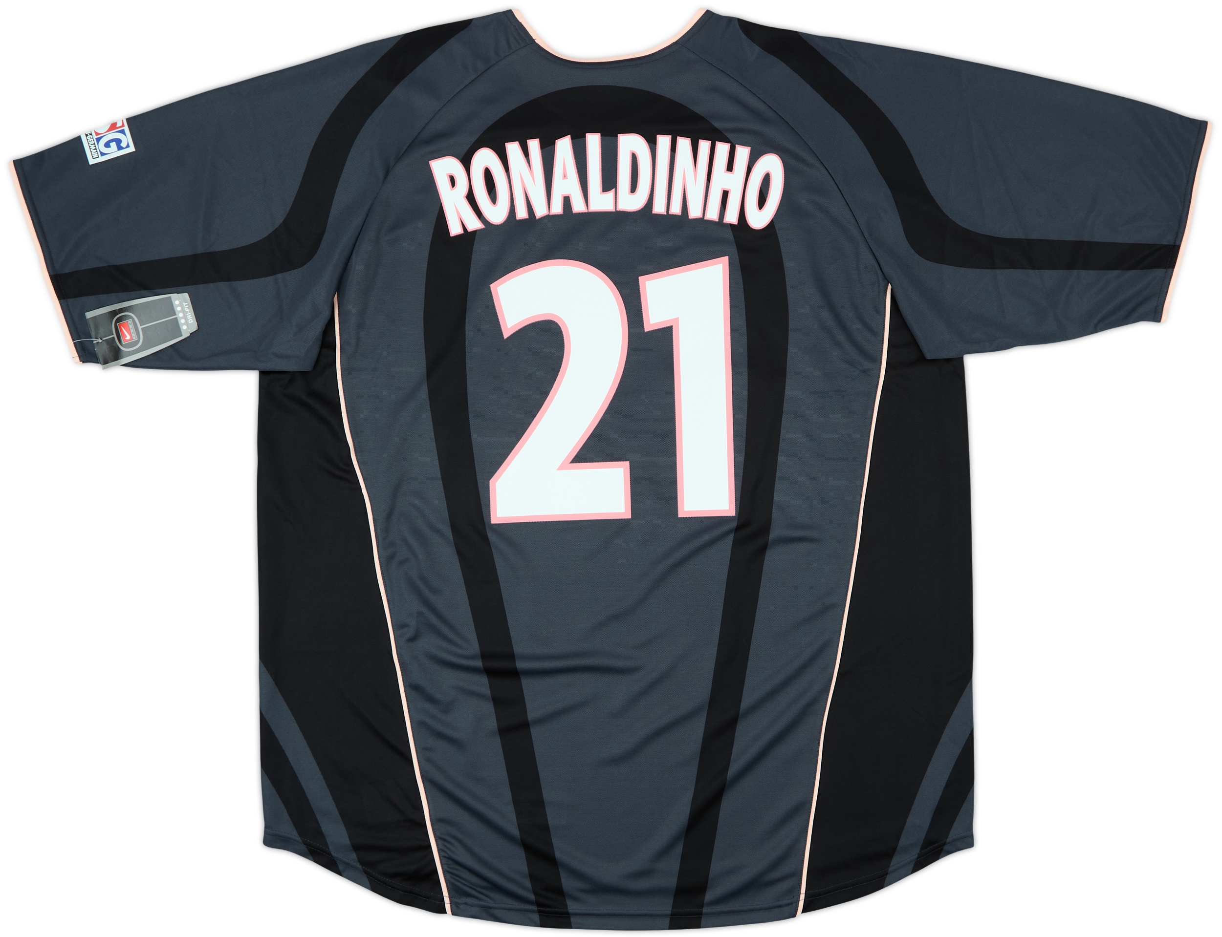 2001-02 Paris Saint-Germain Third Shirt Ronaldinho #21 (XXL)