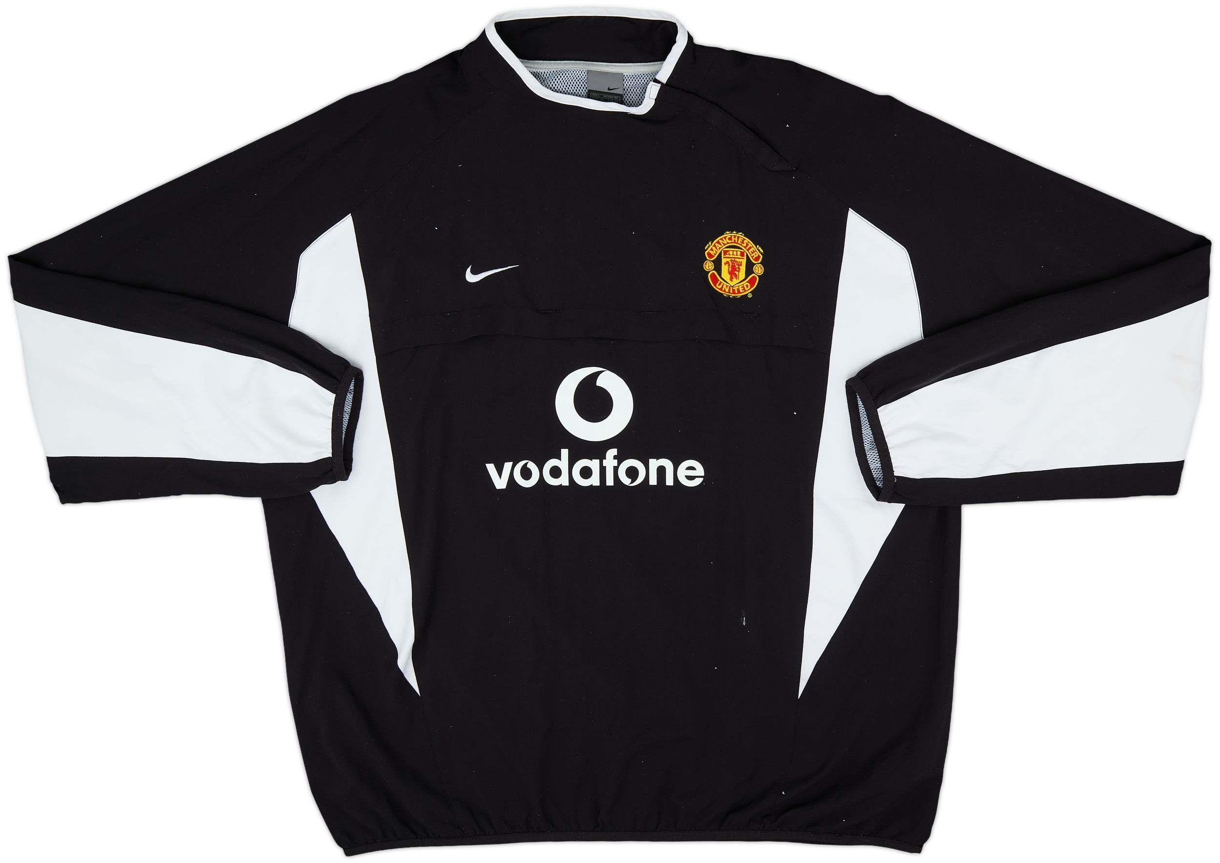 02's NIKE × MANCHESTER UNITED LS Game SH 2002-03 Manchester United Nike Drill Top - 8/10 - (L)