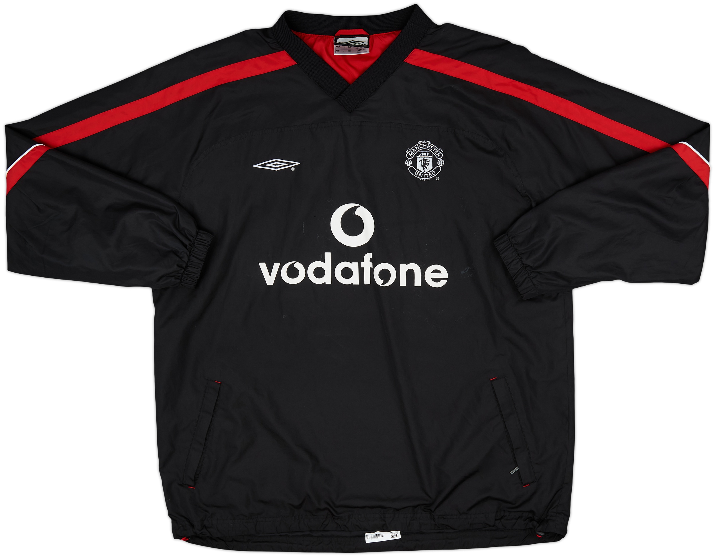 2000-01 Manchester United Umbro Drill Top - 6/10 - (L)
