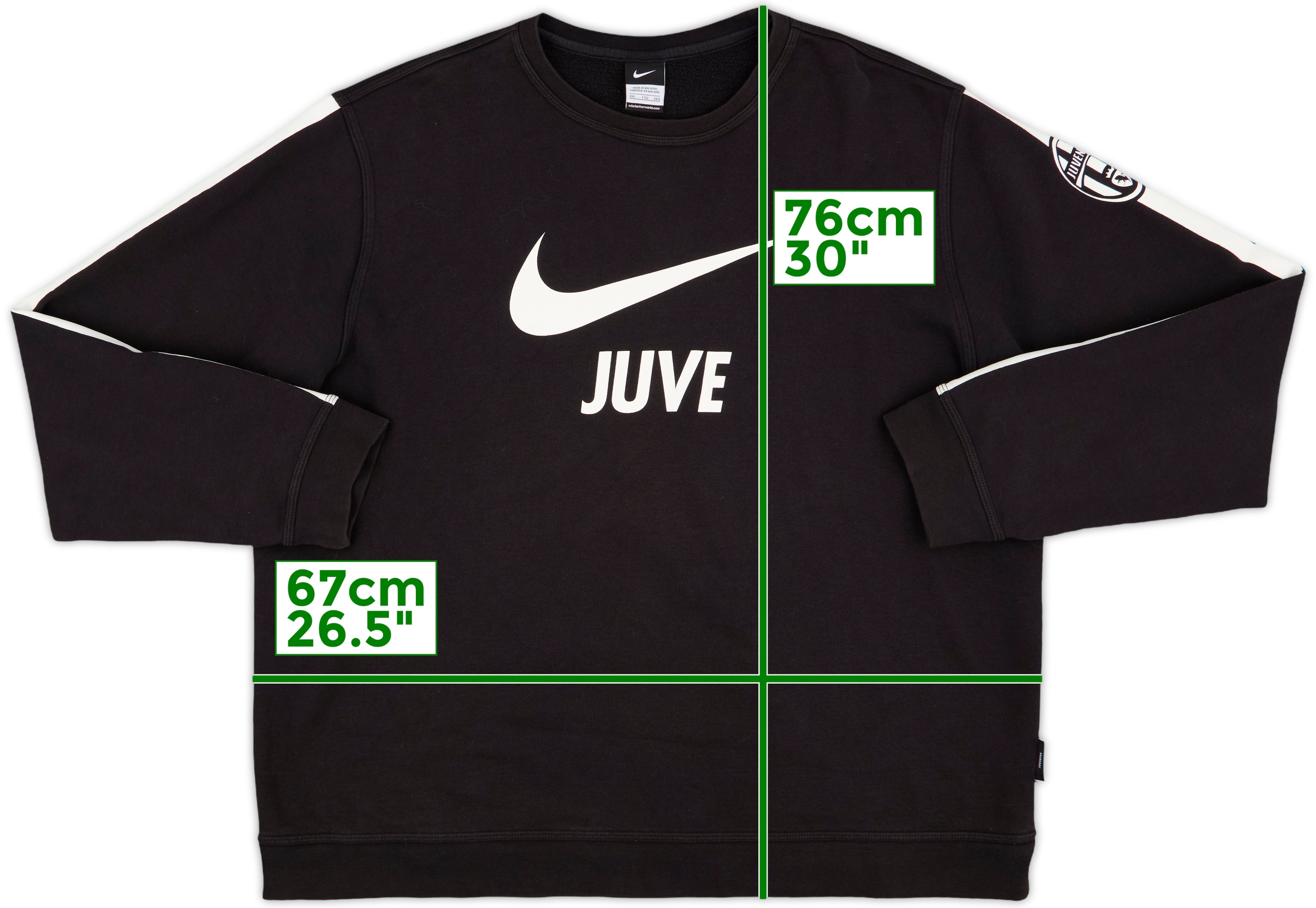 Nike Juventus 2014 シャツ 2XL 2014-15 Juventus Nike Sweat Top - 8/10 - (XXL)