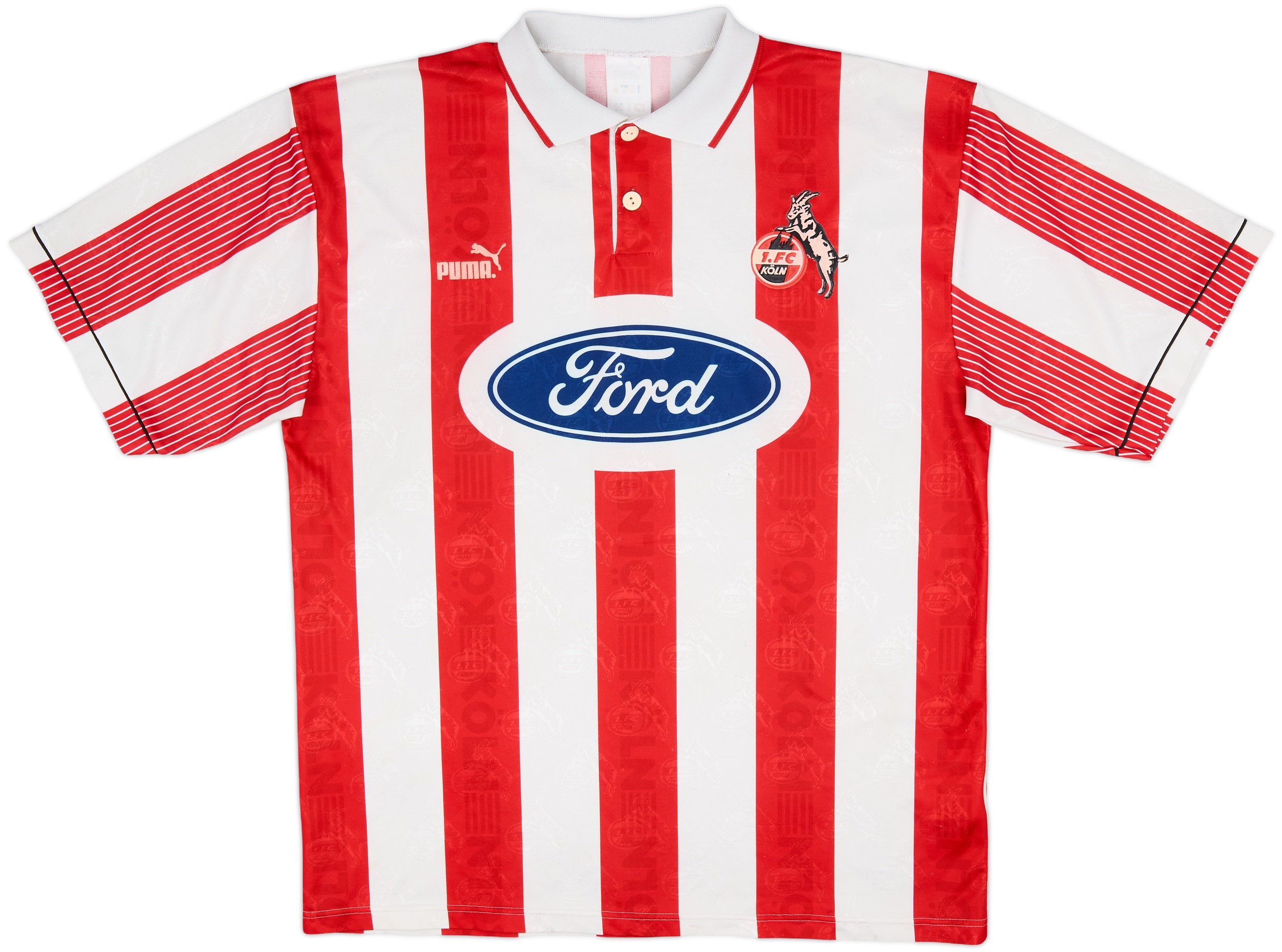 1995-96 FC Koln Home Shirt - 8/10 - (XL)