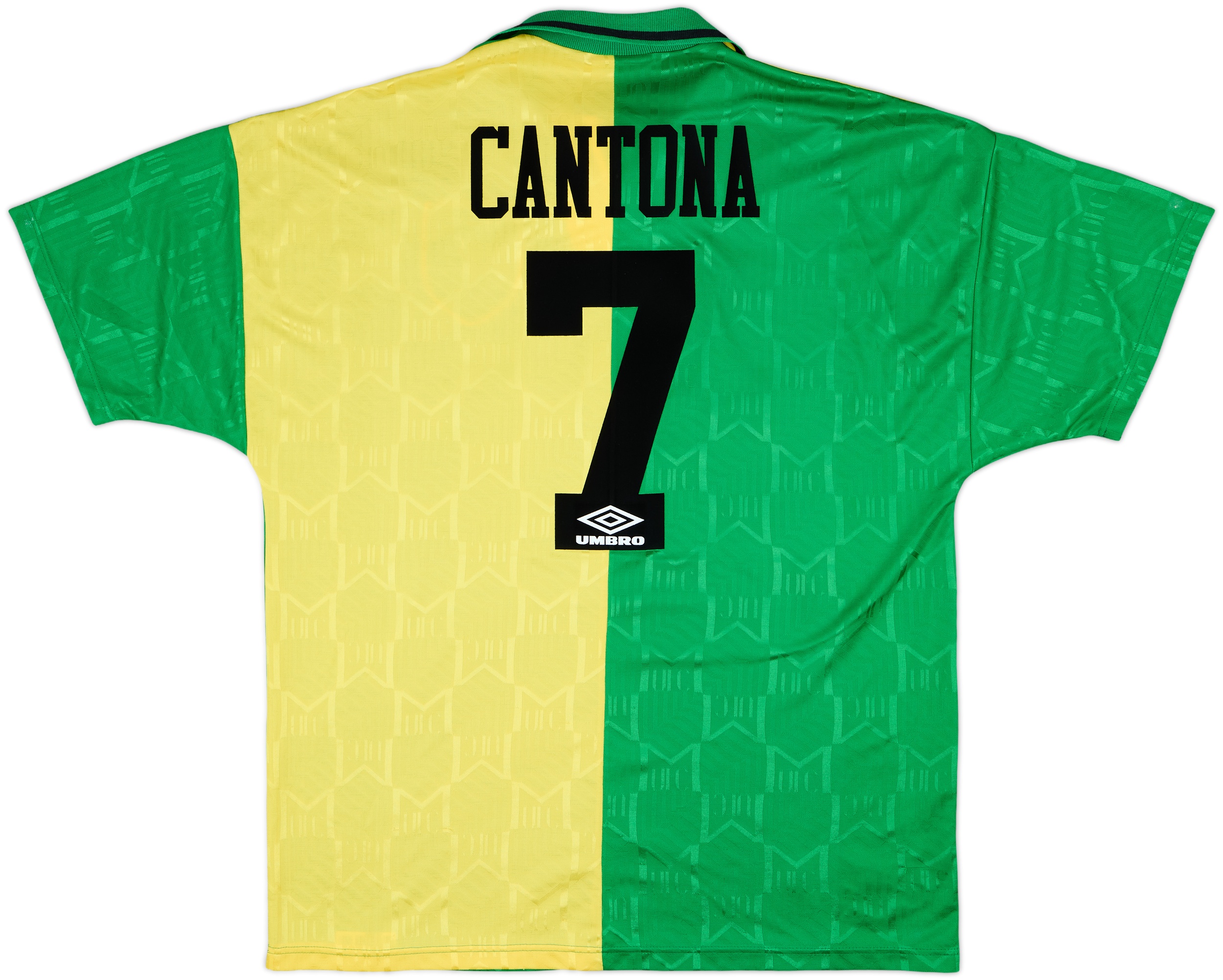 ウェア y 1992-94 Manchester United Cantona 1992-94 Manchester United Third Shirt Cantona #7 - 8/10 - (XL)