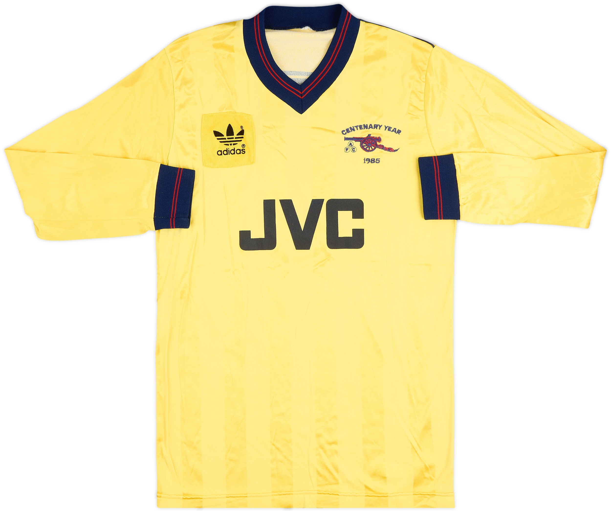 1985-86 Arsenal Match Issue Centenary Away L/S Shirt #2