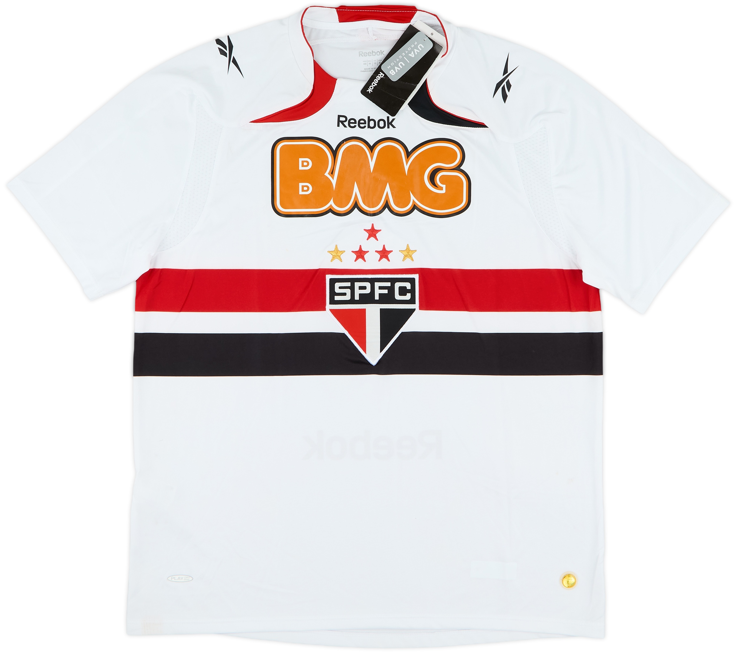 Maillot De Foot Retro Domicile Sao Paulo N 9 Annees 2010