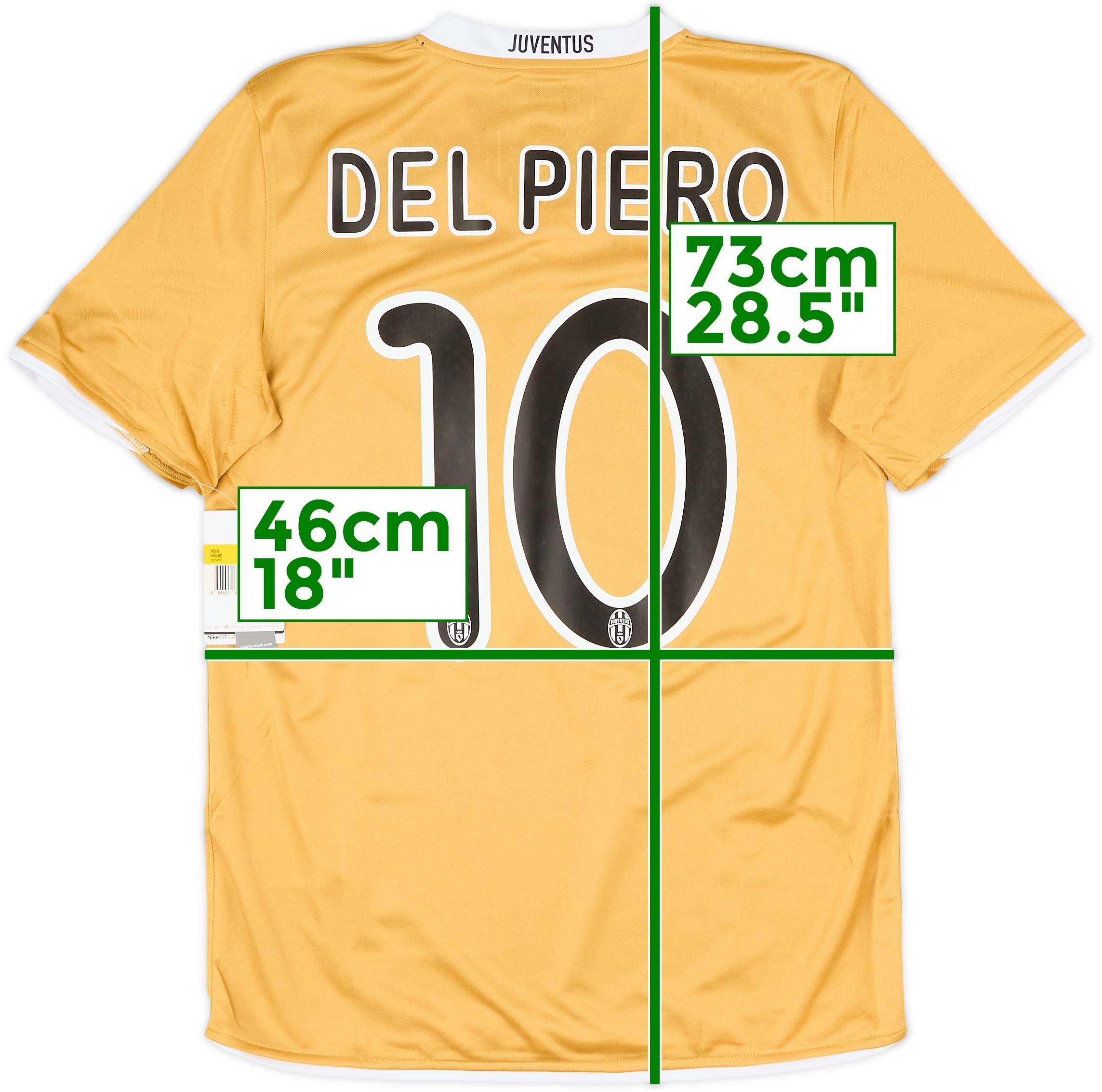 難ありJUVENTUS DEL PIERO 10 ユニフォーム Juventus 1997/1998 Del Piero 10 Retro Home Soccer Football