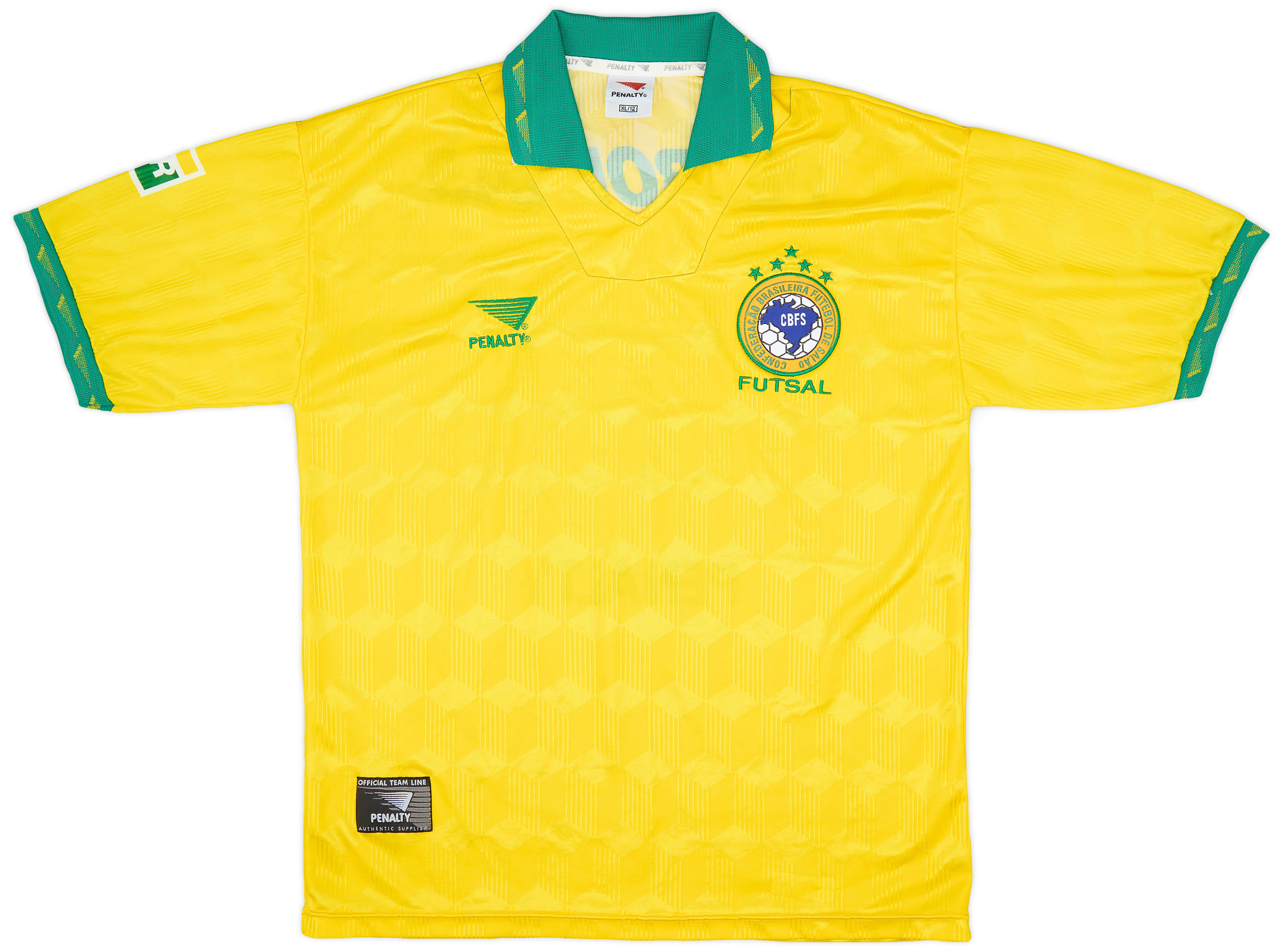 1997 Brazil Futsal Home Shirt - 6/10 - (XL)