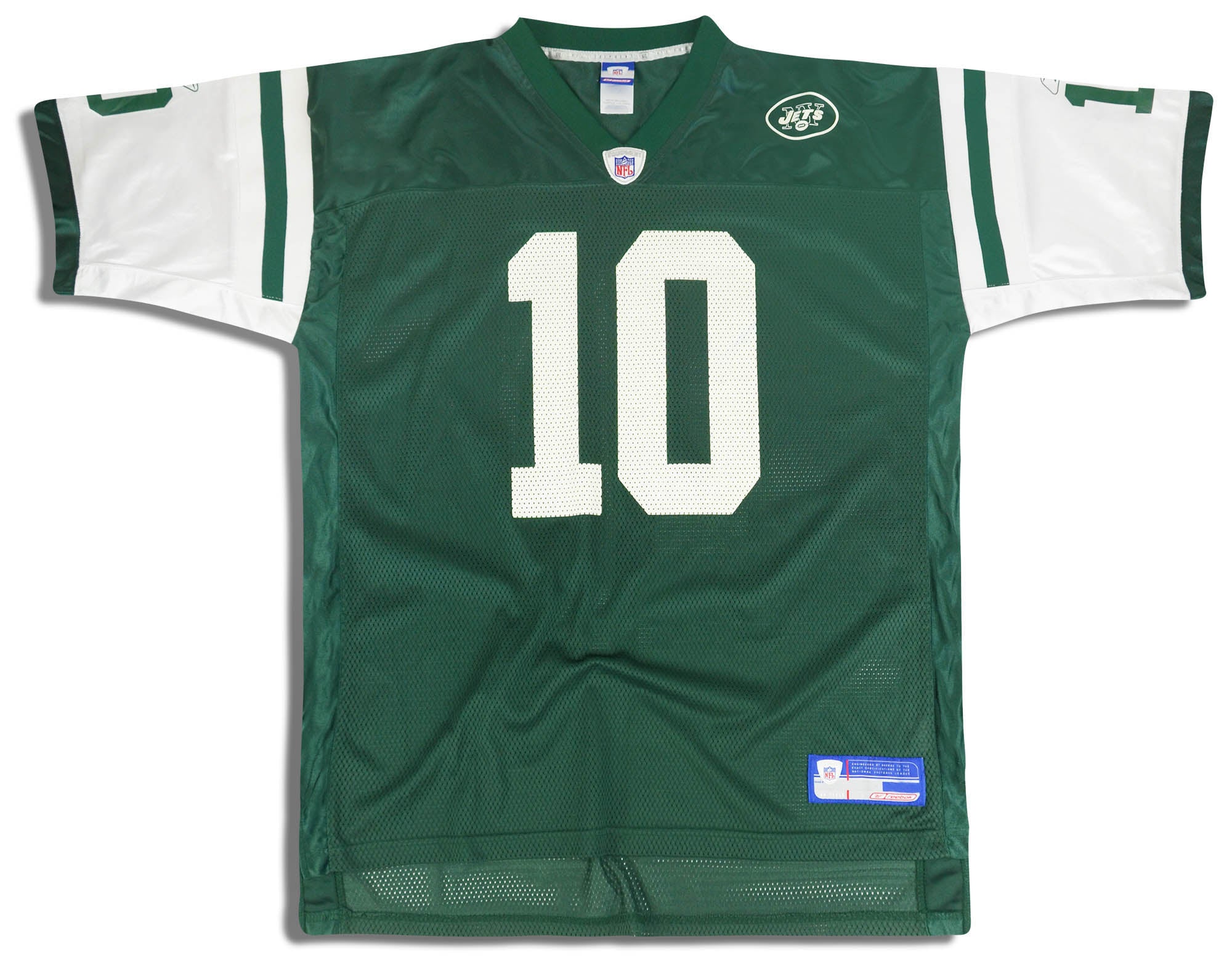2002-04 New York Jets Pennington #10 Reebok On Field Jersey (Home) XL