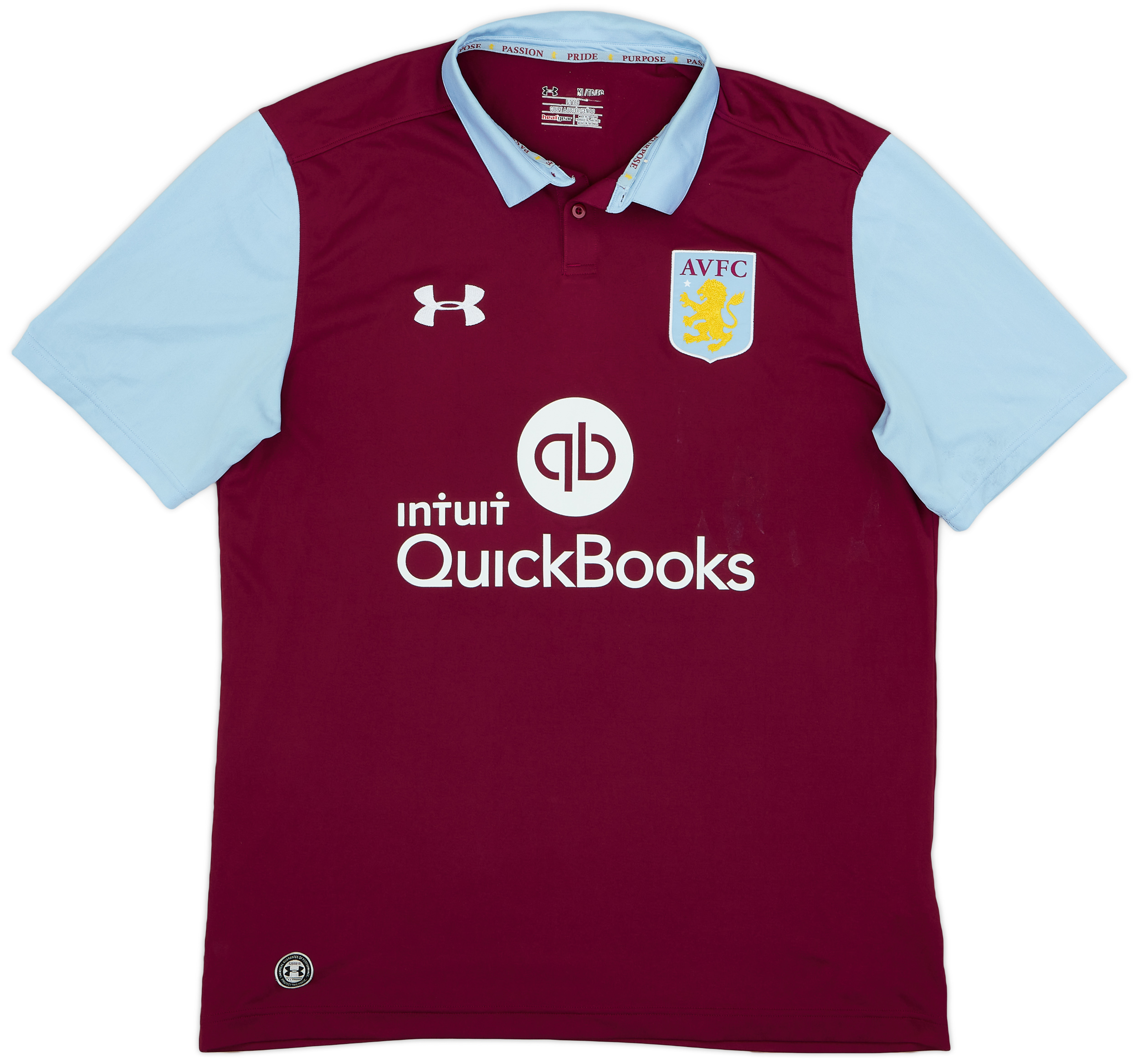 2015-16 Aston Villa Home Shirt - 7/10 - (XL)