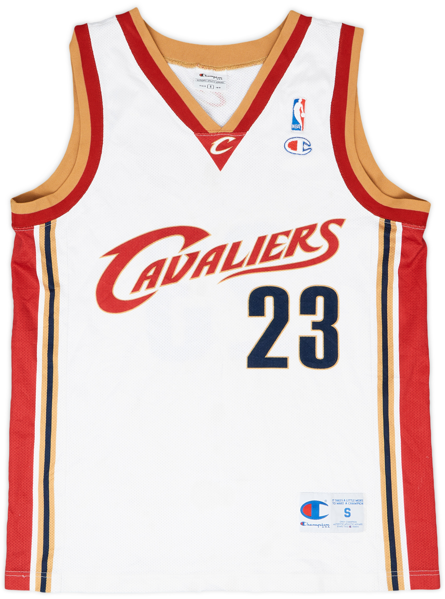 2003-10 Cleveland Cavaliers James #23 Champion Home Jersey