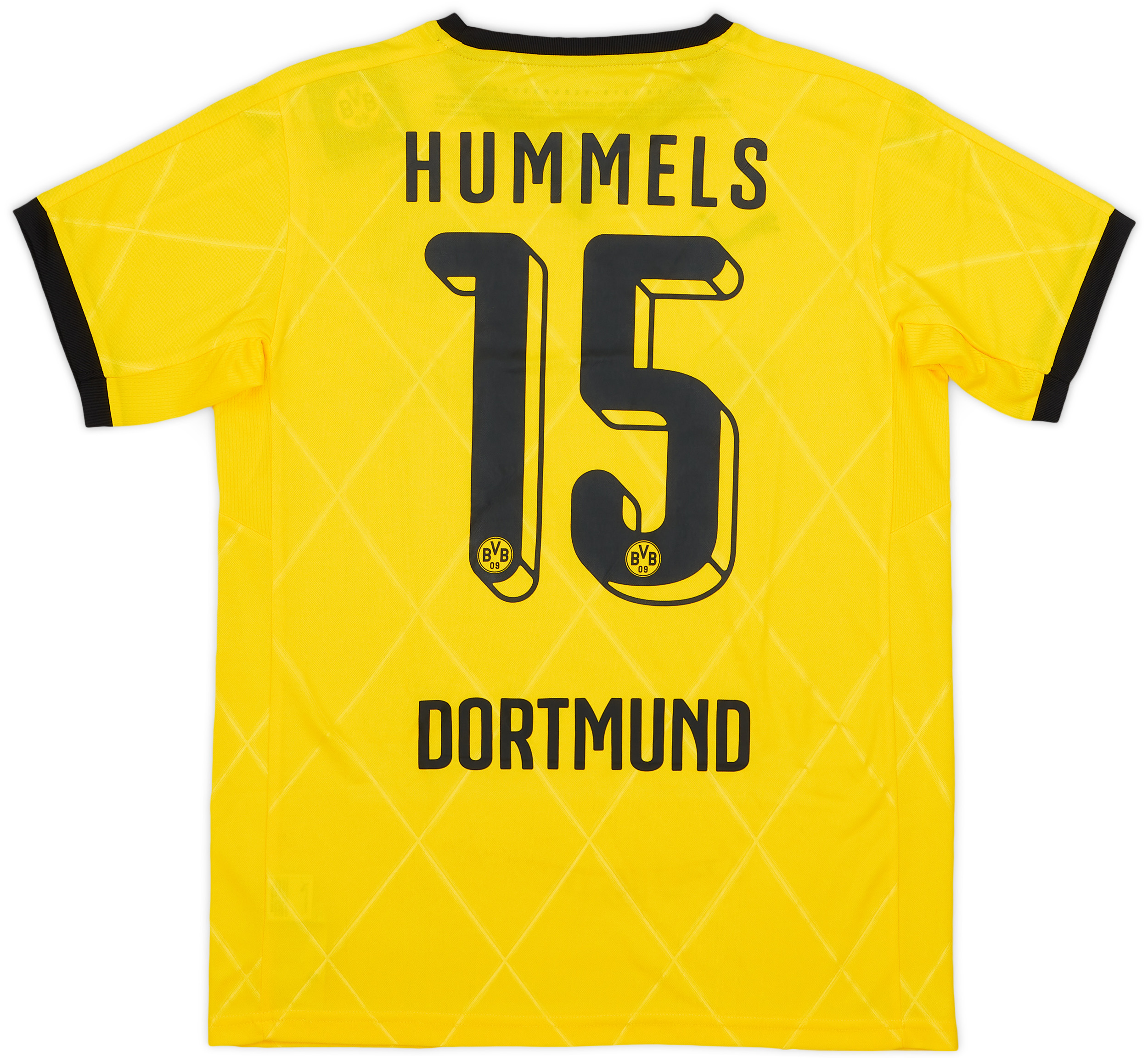 2015-16 Dortmund European Home Shirt Hummels #15 (XL.Boys)