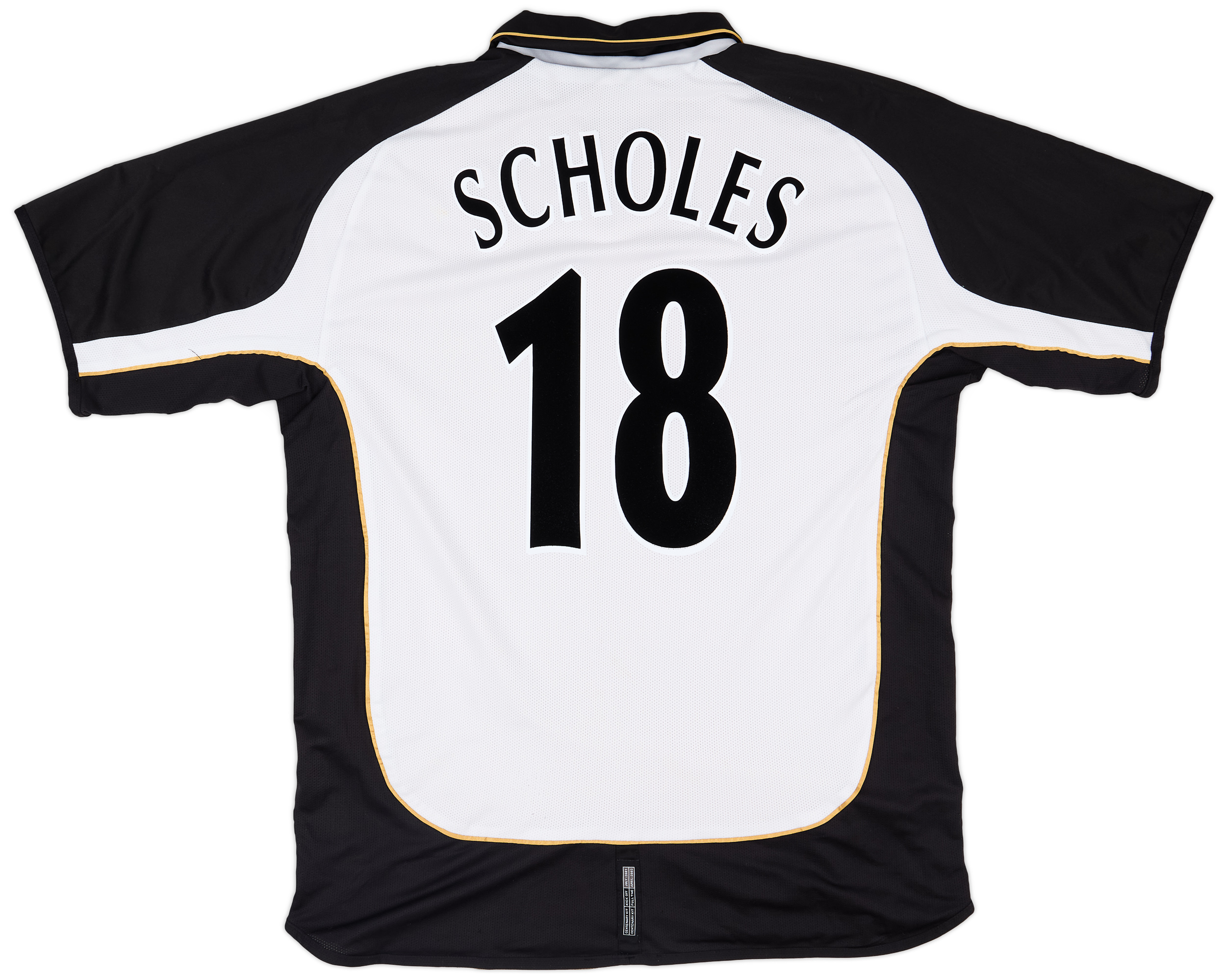 2001-02 Manchester United Centenary Away/Third Shirt Scholes #18 - 7/10 - (XL)