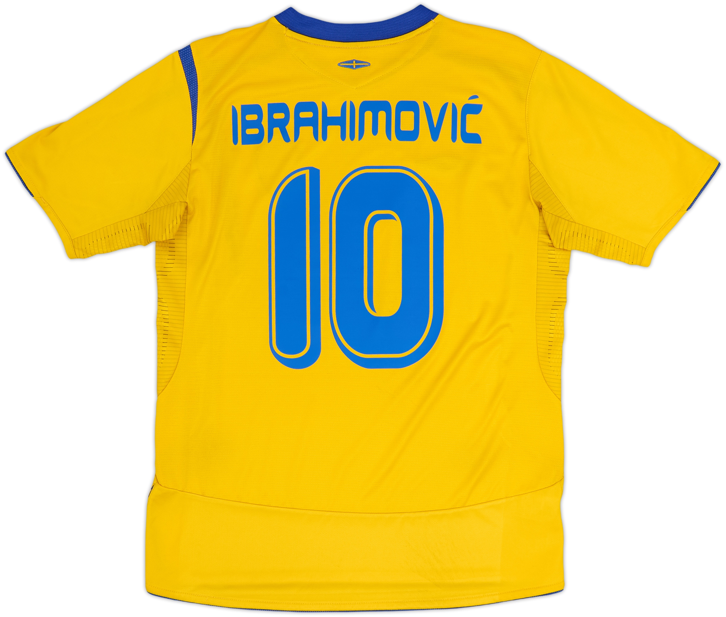 2005-06 Sweden Home Shirt Ibrahimovic #10 - 8/10 - (M)