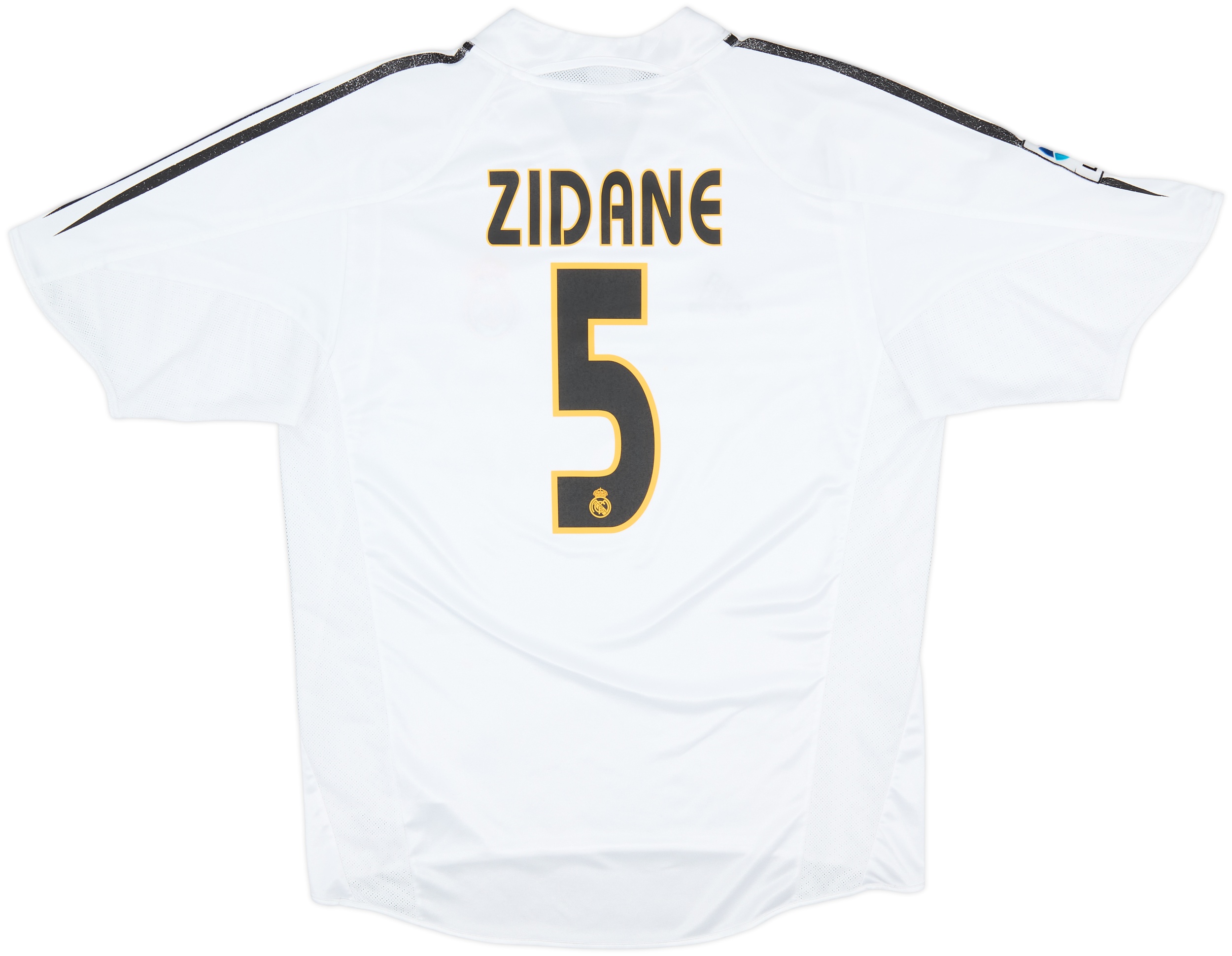 2004-05 Real Madrid Home Shirt Zidane #5 - 5/10 - (L)