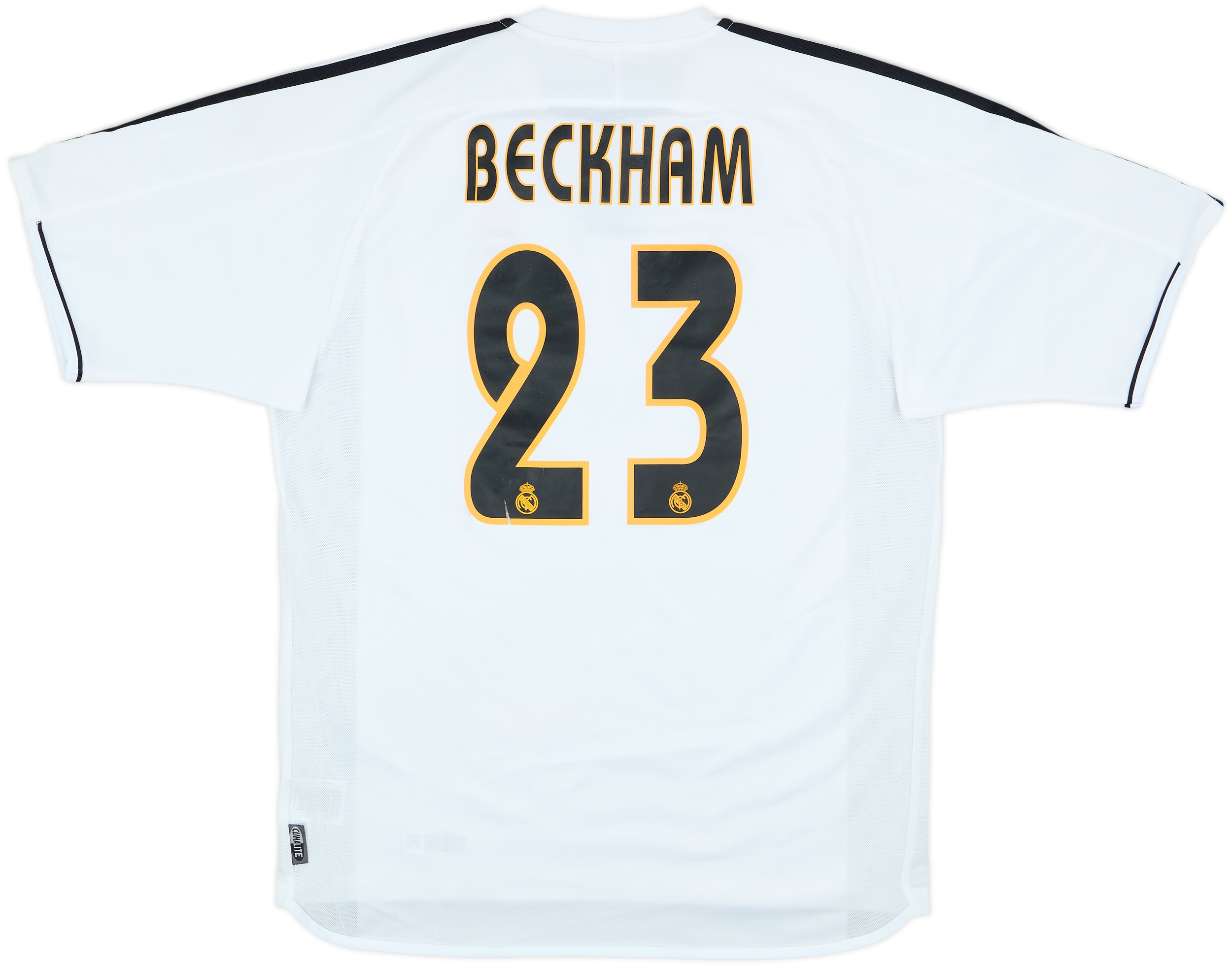 2003-04 Real Madrid Home Shirt Beckham #23 - 6/10 - (L)