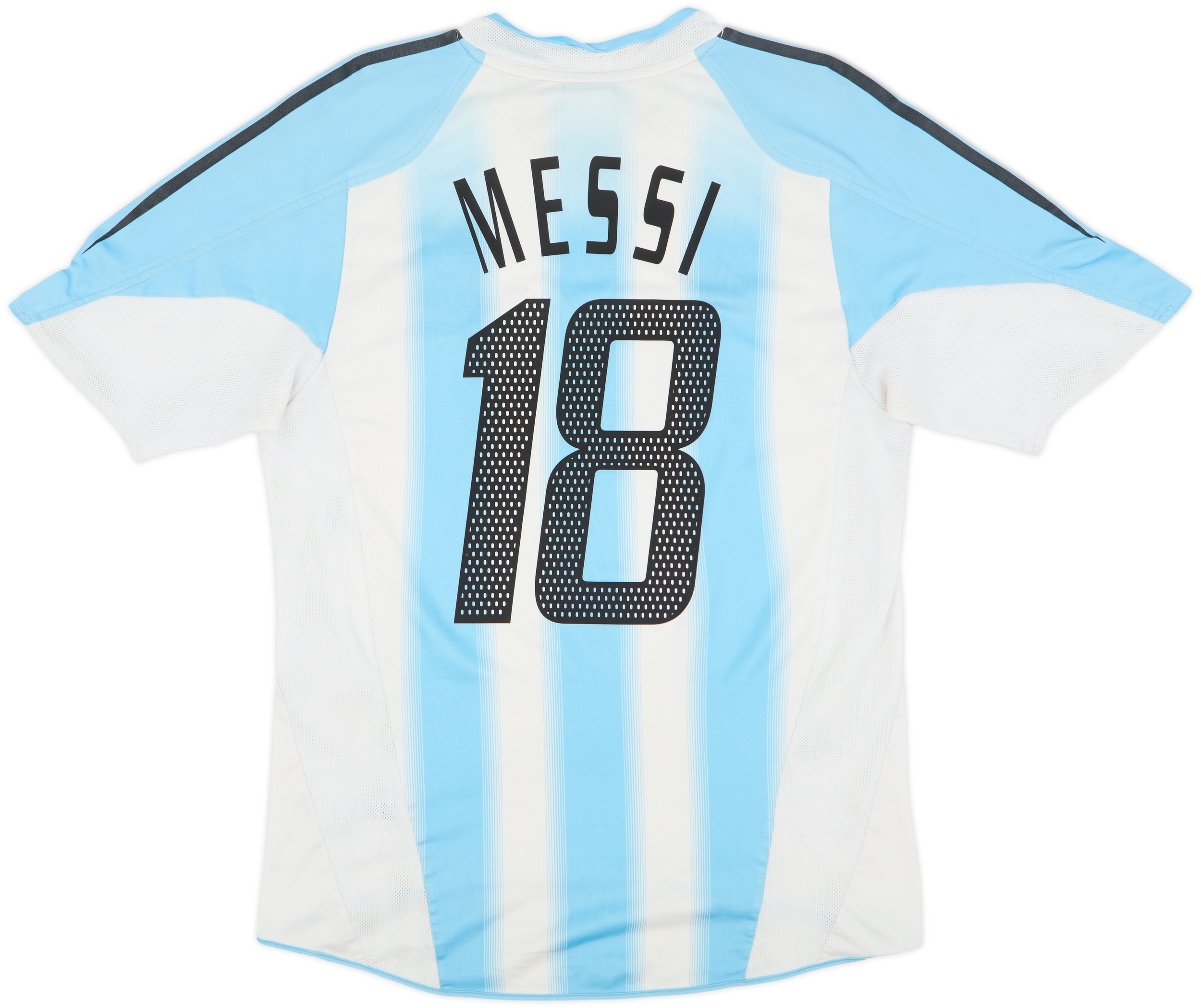 アルゼンチン/2004年/A #18 メッシ 2004-05 Argentina Home Shirt Messi #18 - 8/10 - (M)