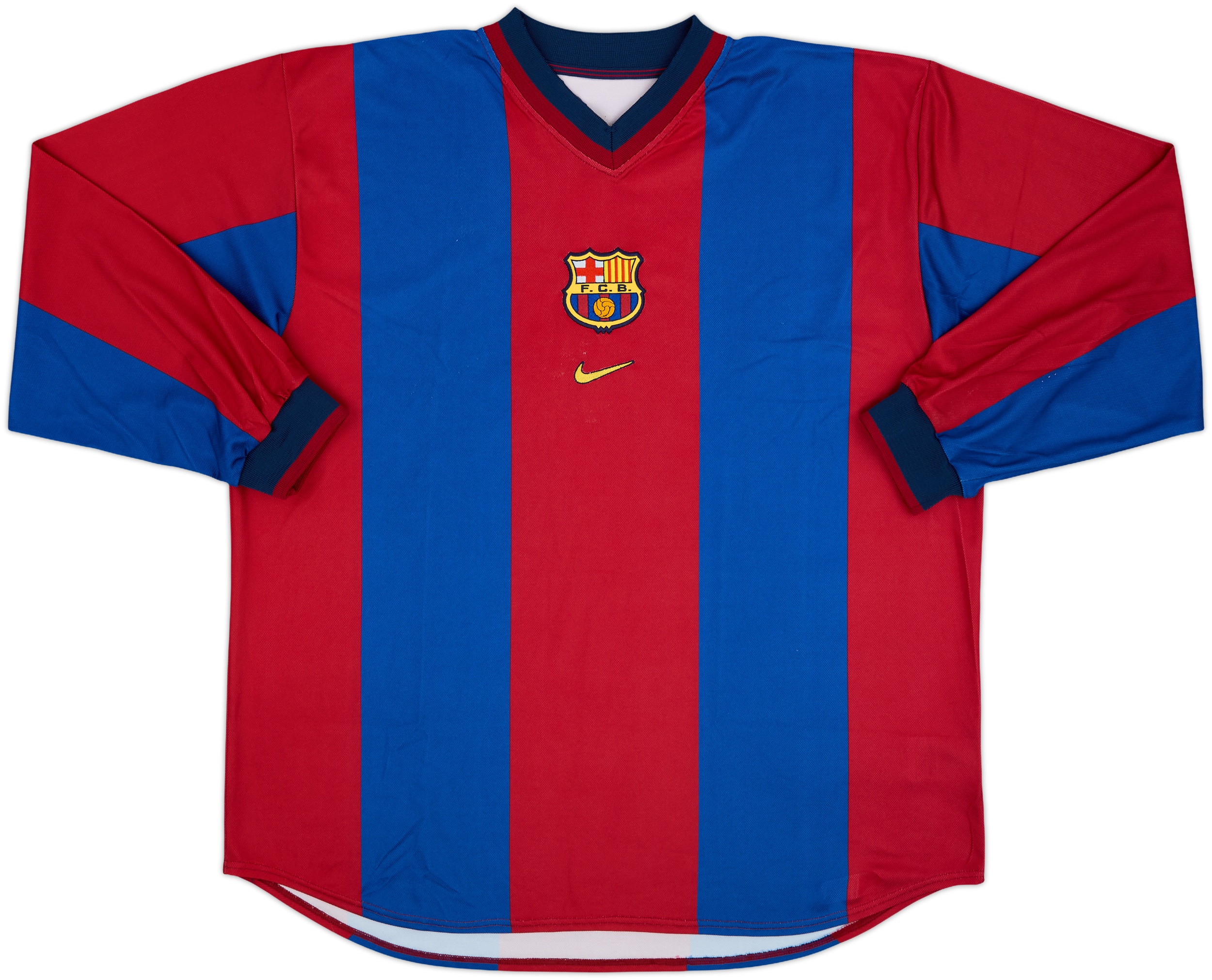 【希少】F.C バルセロナ　RIVALDO No.10 半袖　ヴィンテージ 220525540102-